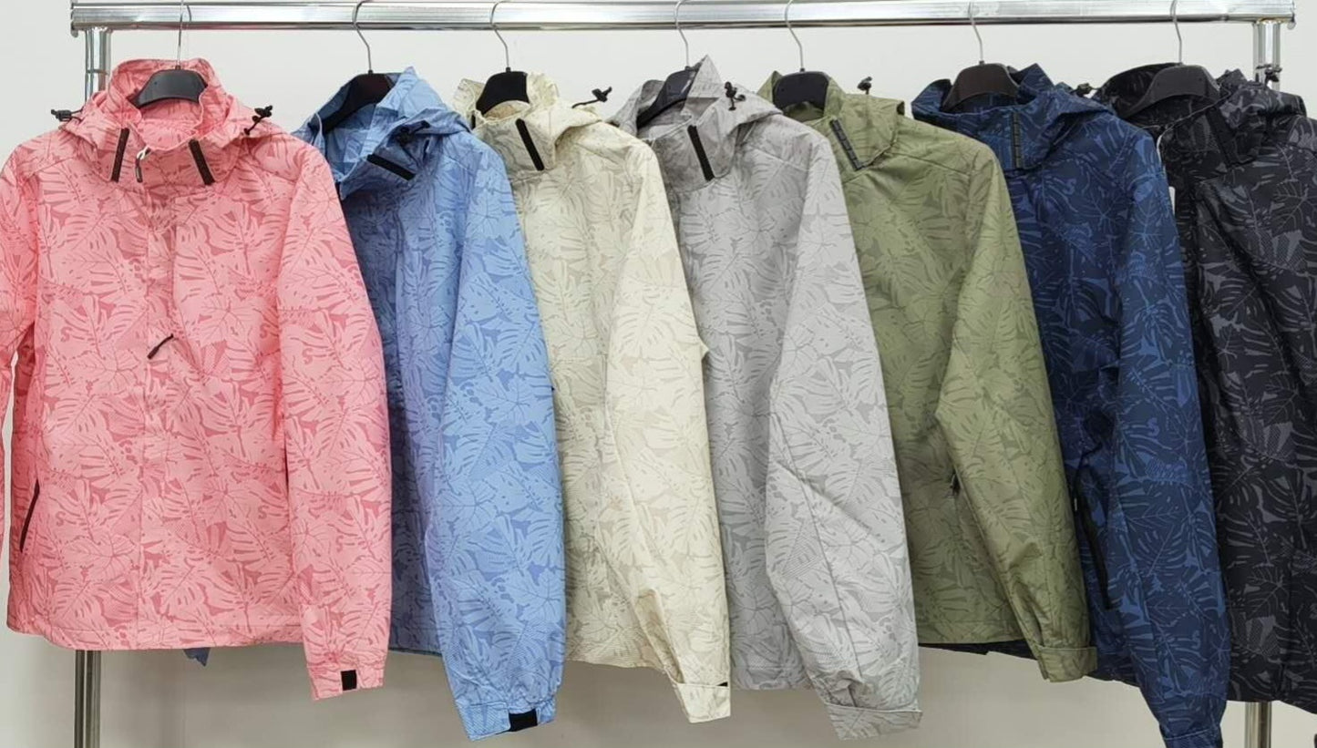 Casaco parka impermeável