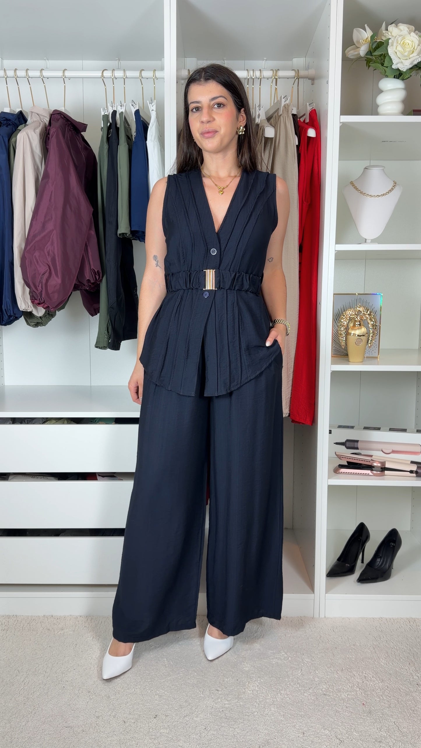 Conjunto com colete