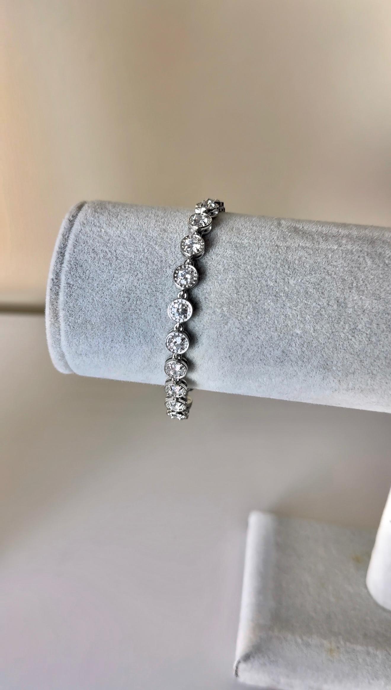 Pulseira inspiração sw4roski