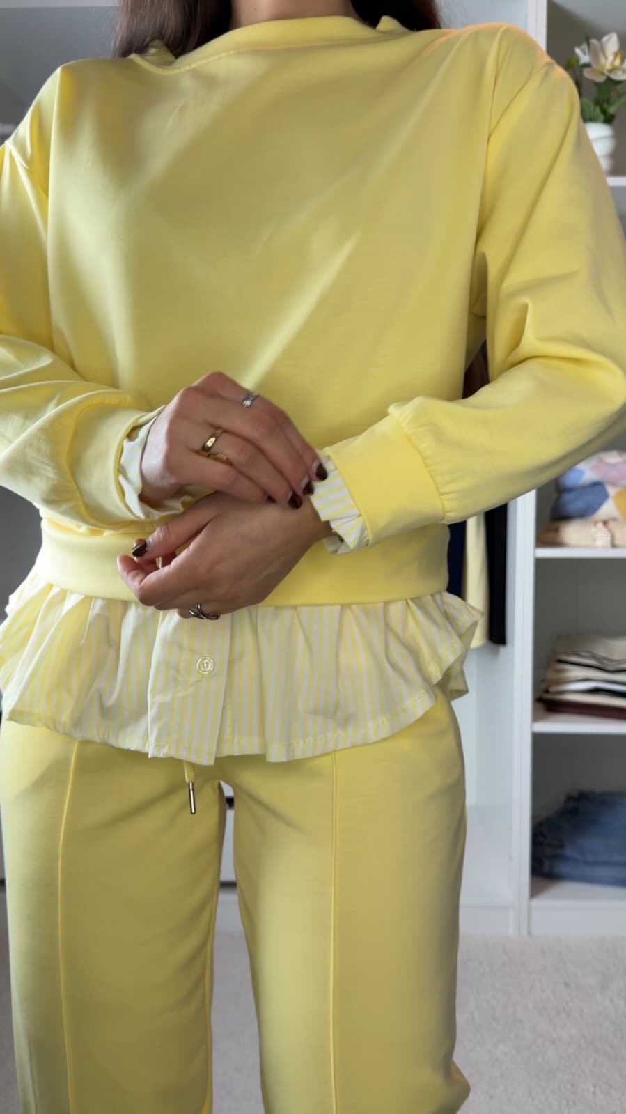 Conjunto fato de treino