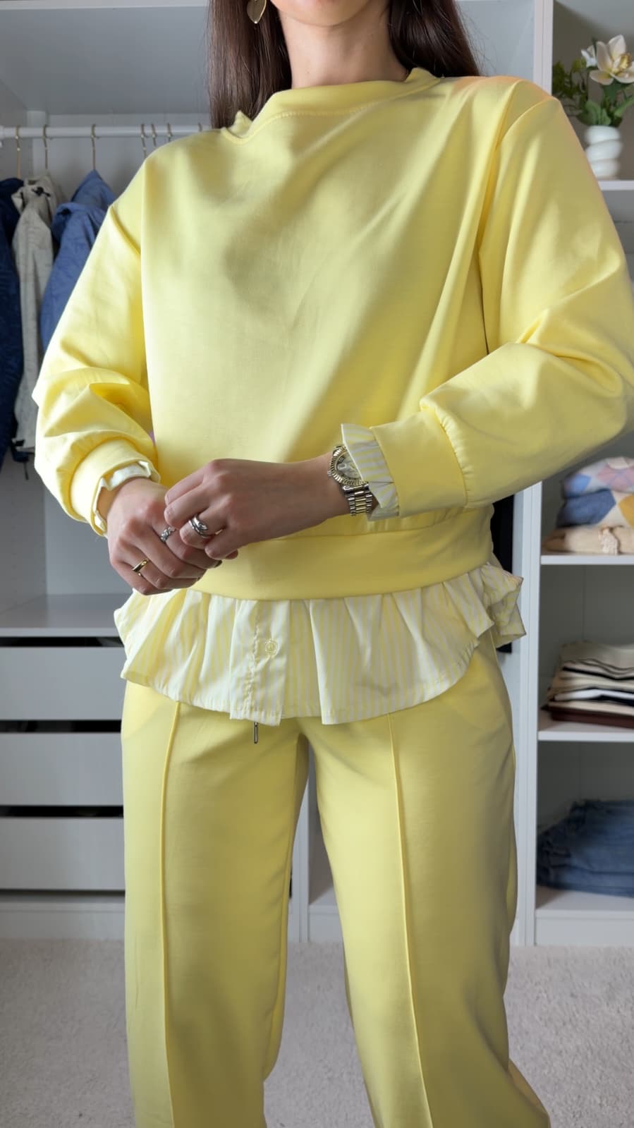 Conjunto fato de treino