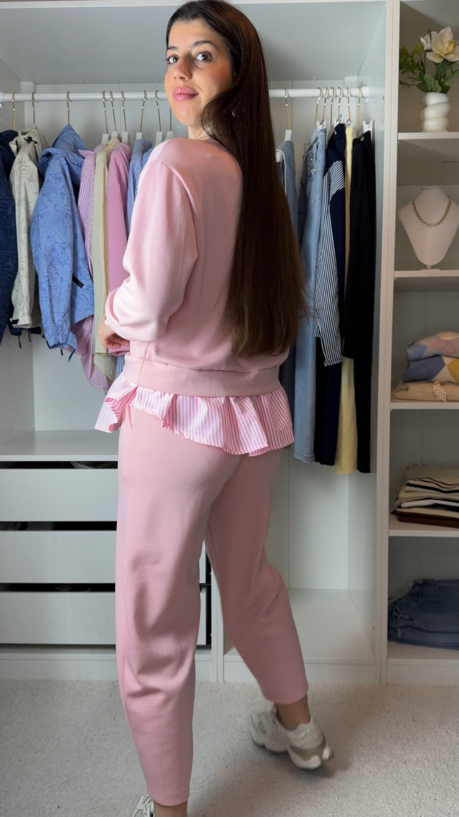 Conjunto fato de treino