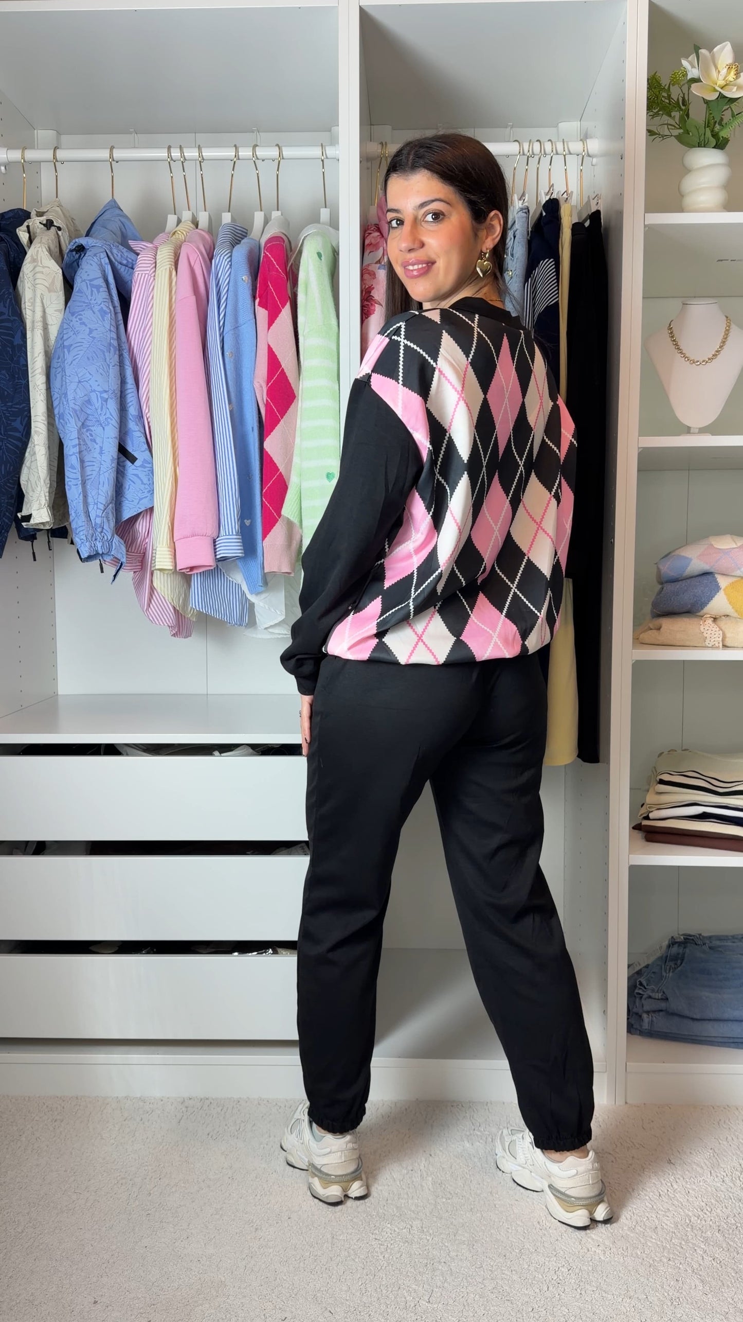 Conjunto fato de treino