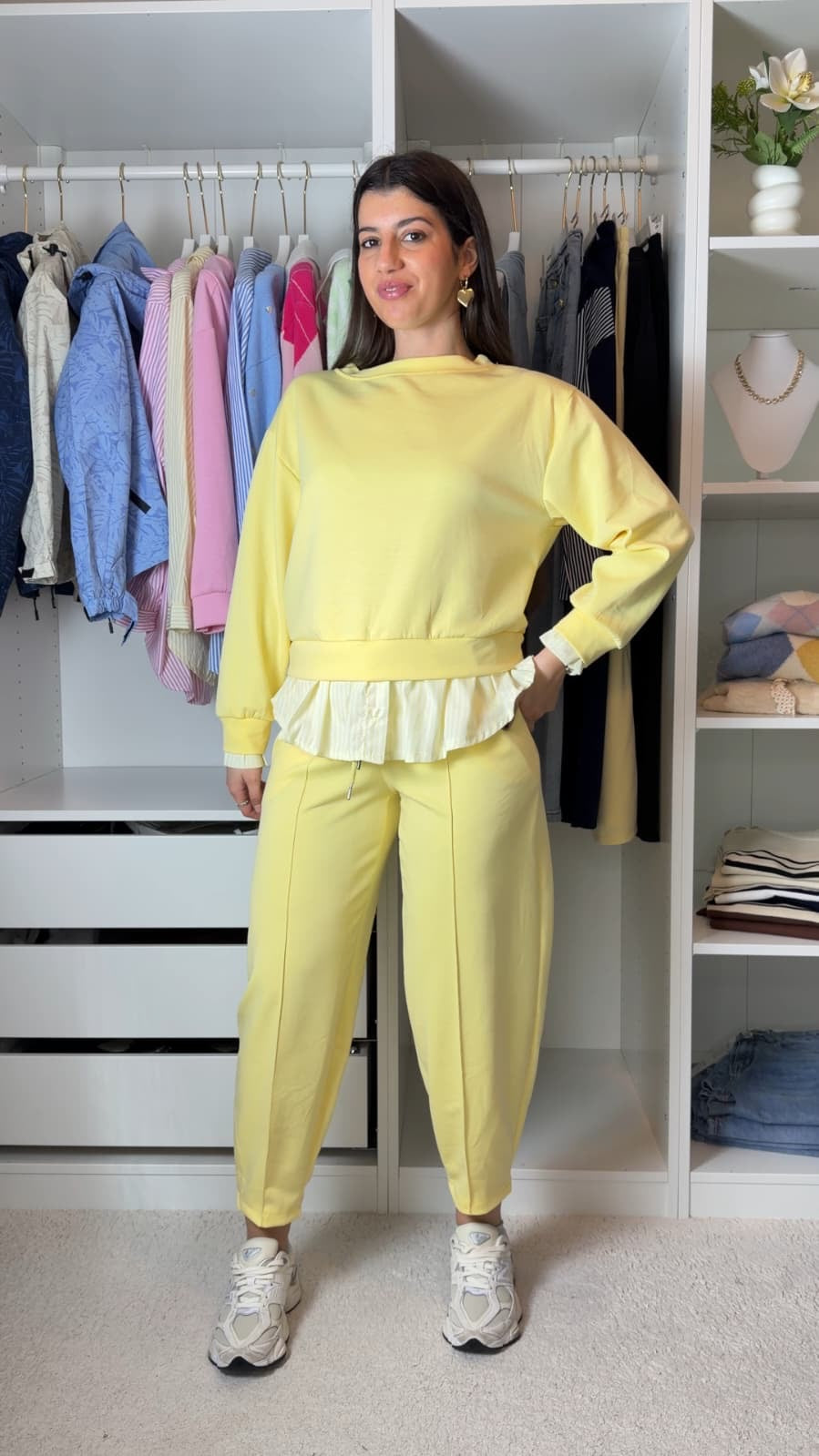 Conjunto fato de treino