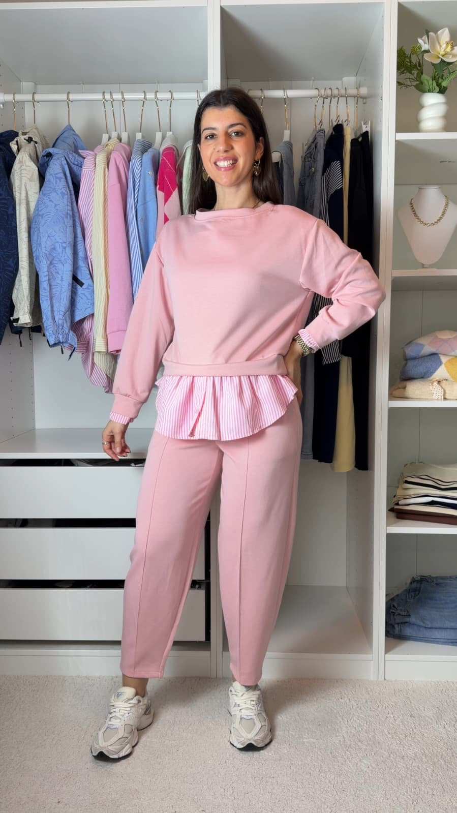 Conjunto fato de treino