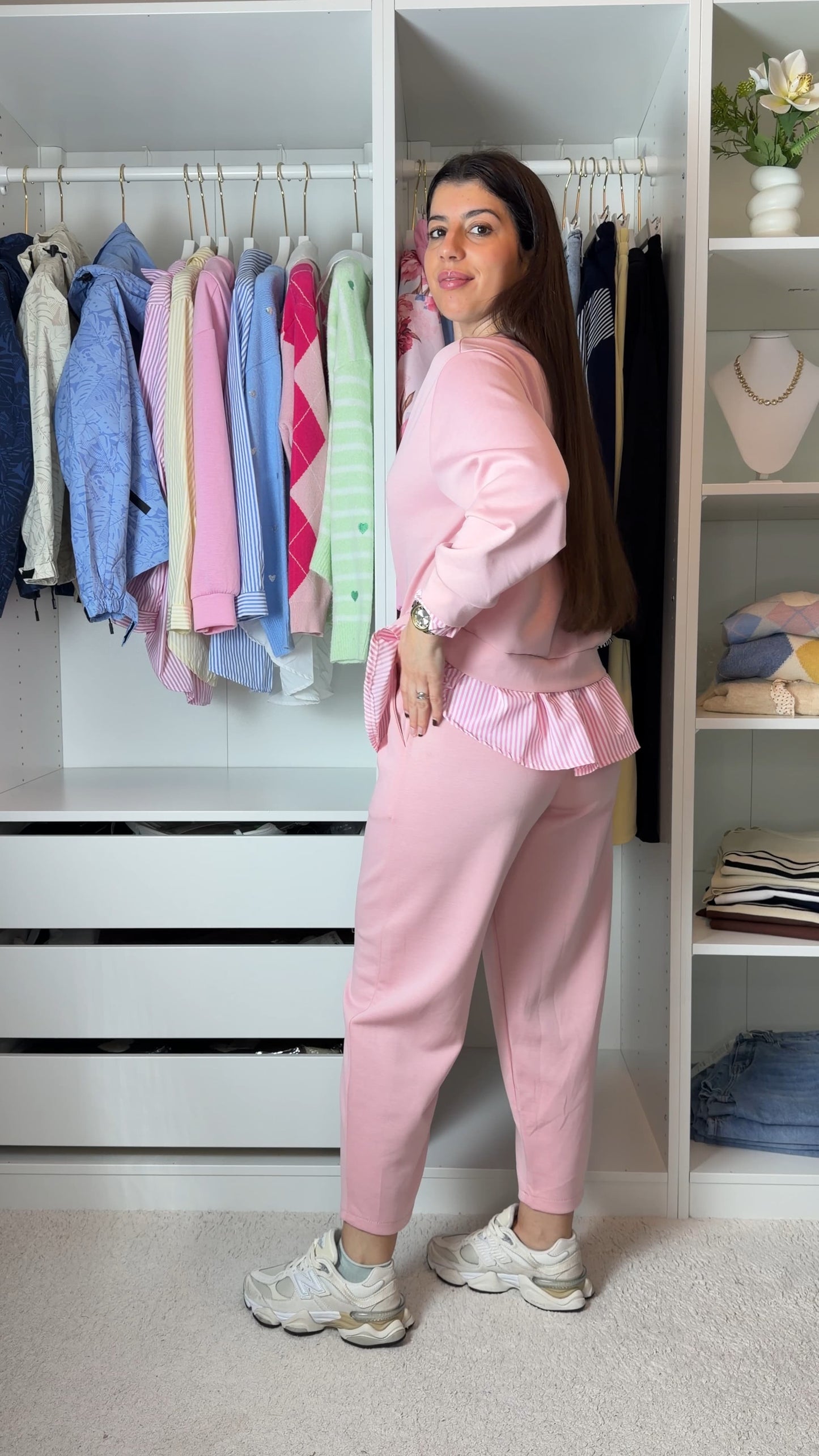 Conjunto fato de treino