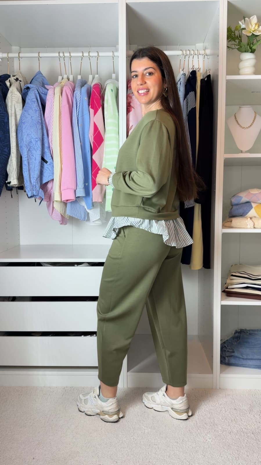 Conjunto fato de treino