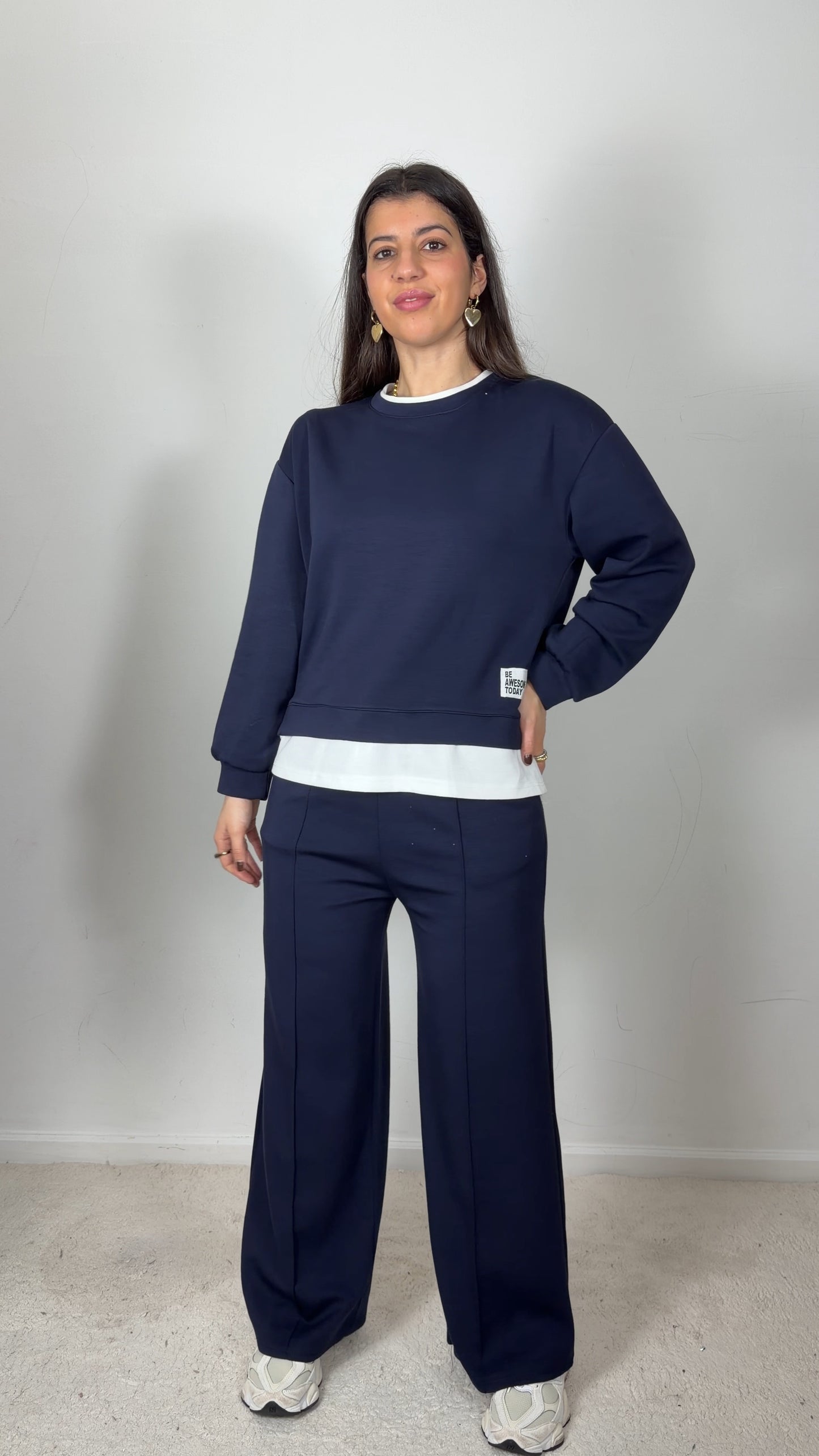 Conjunto fato de treino