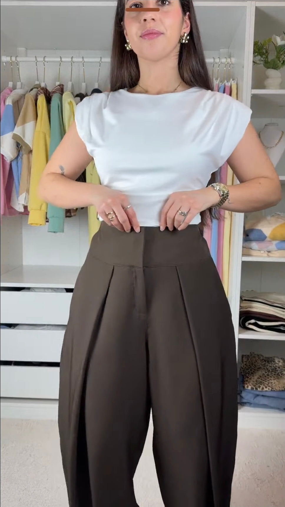 Pantalonas inspiração zara balloon