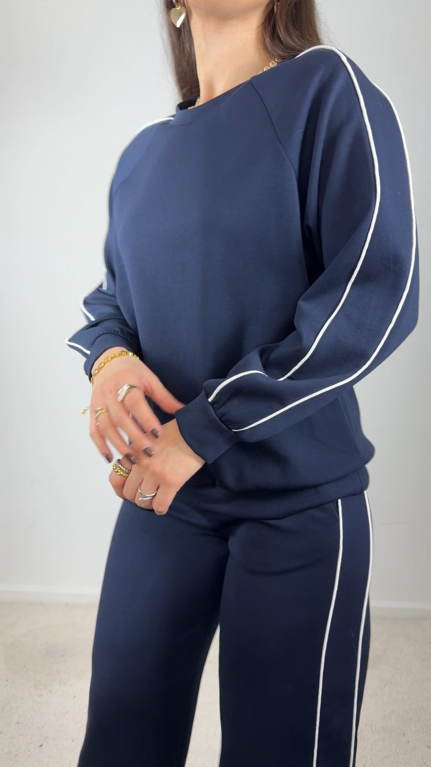 Conjunto fato de treino