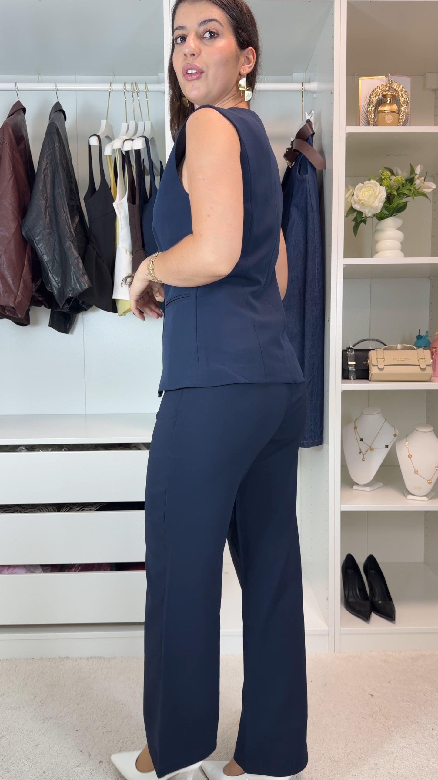 Conjunto de colete Moda Ana