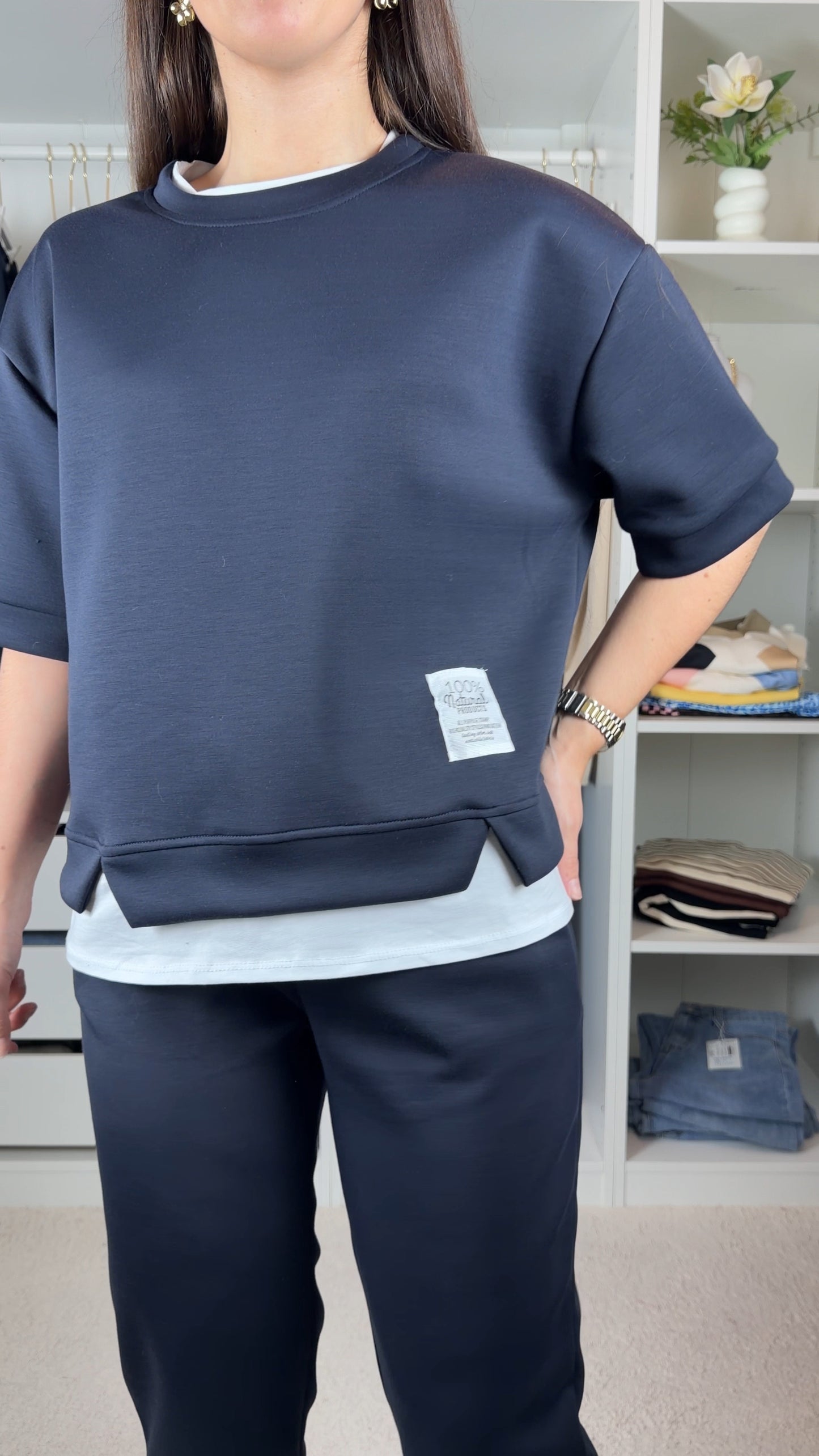 Conjunto fato de treino