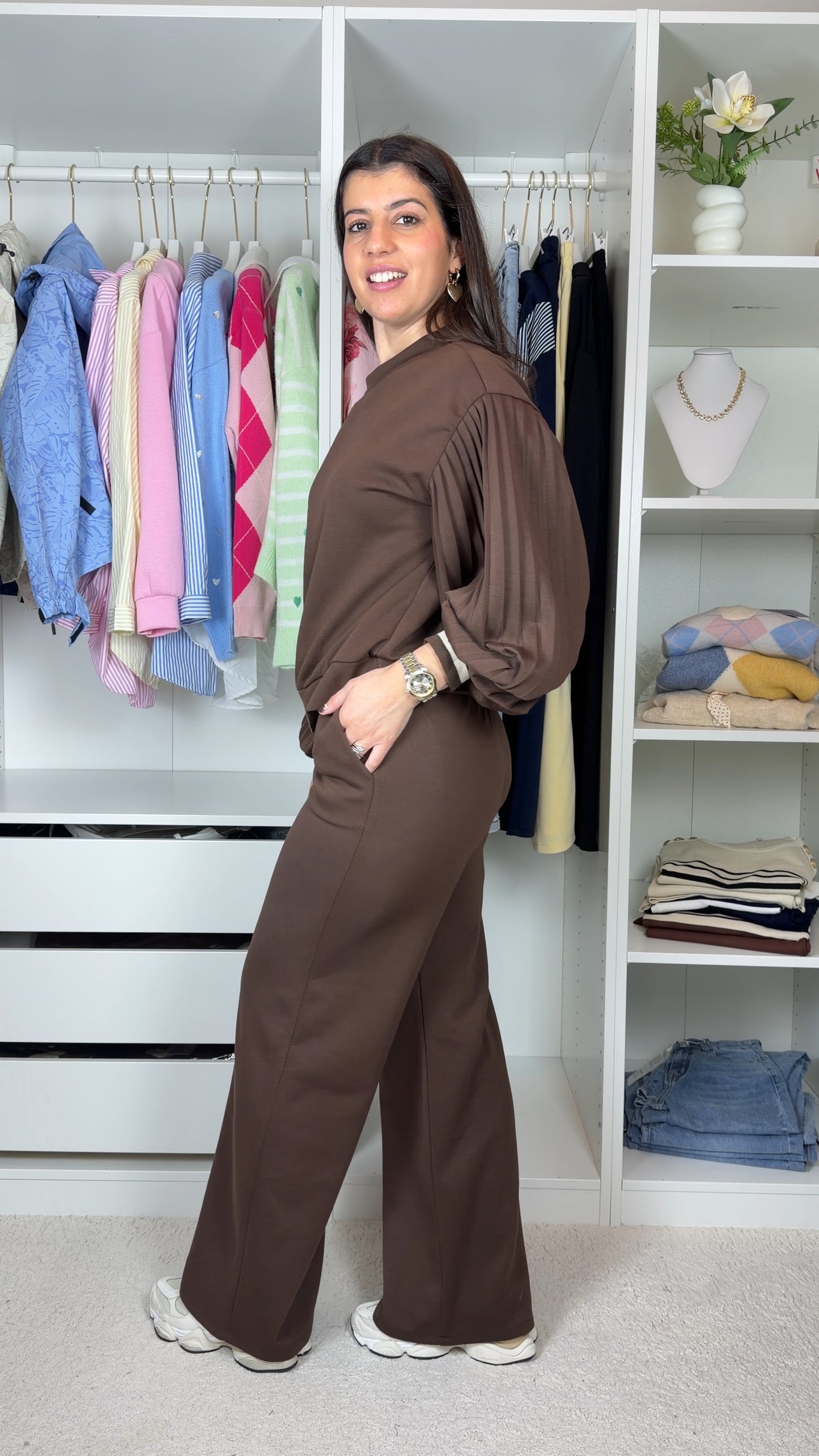 Conjunto fato de treino