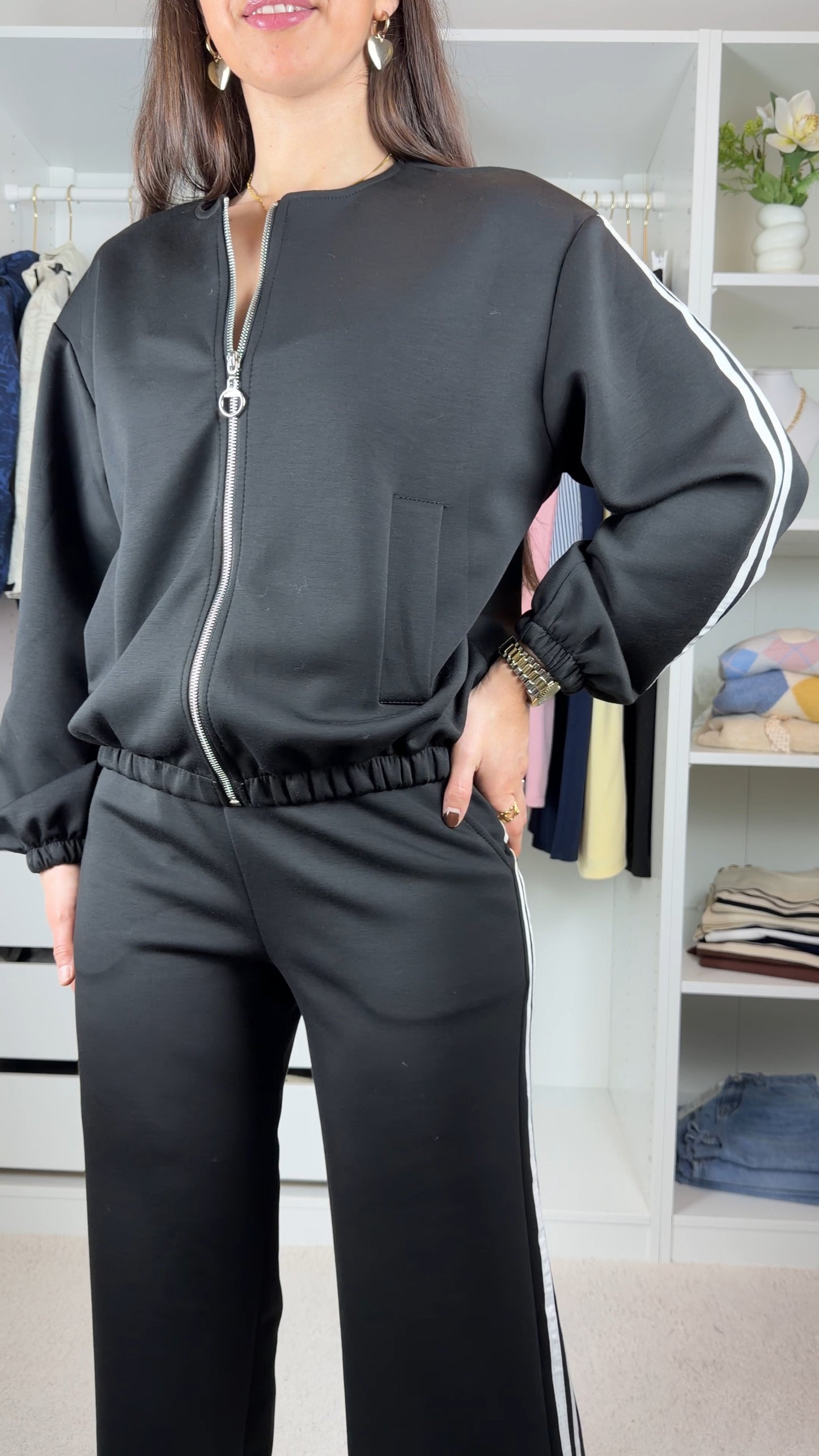 Conjunto fato de treino