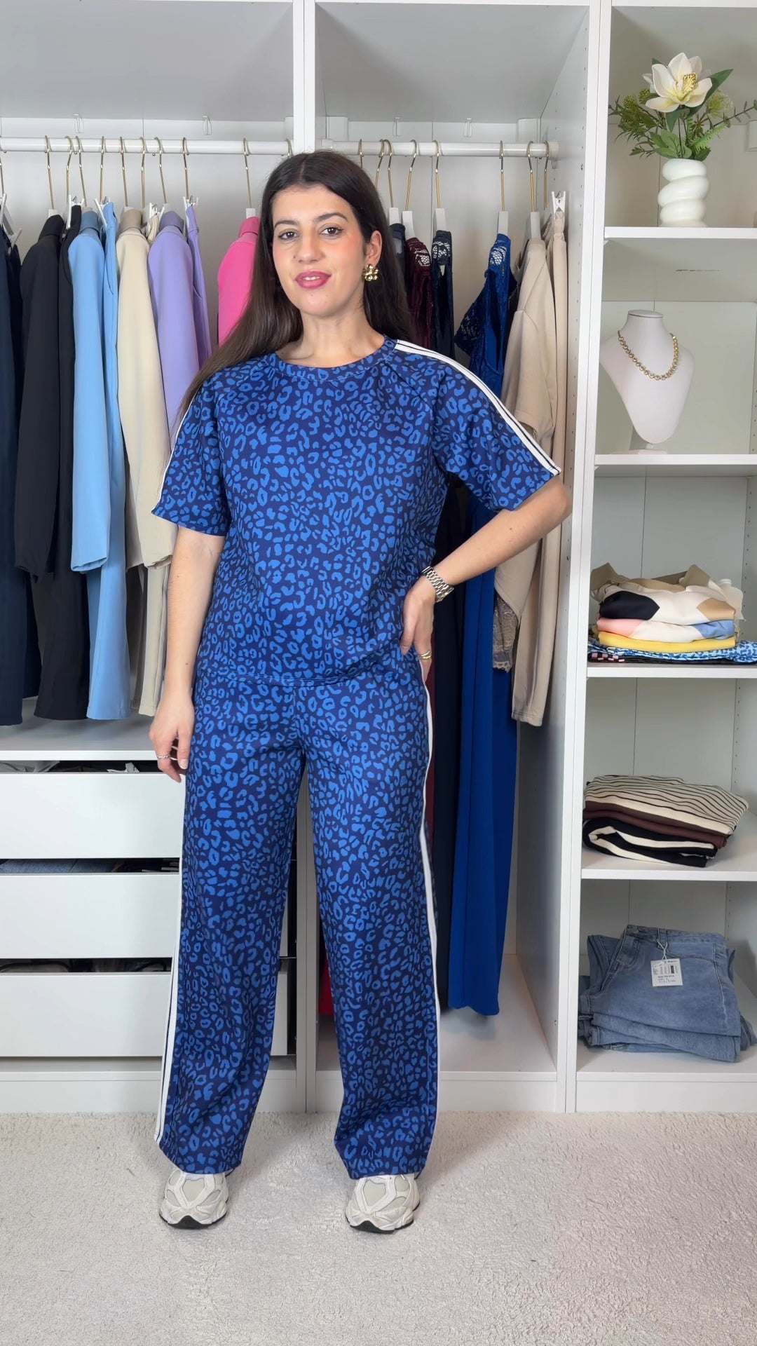 Conjunto fato de treino