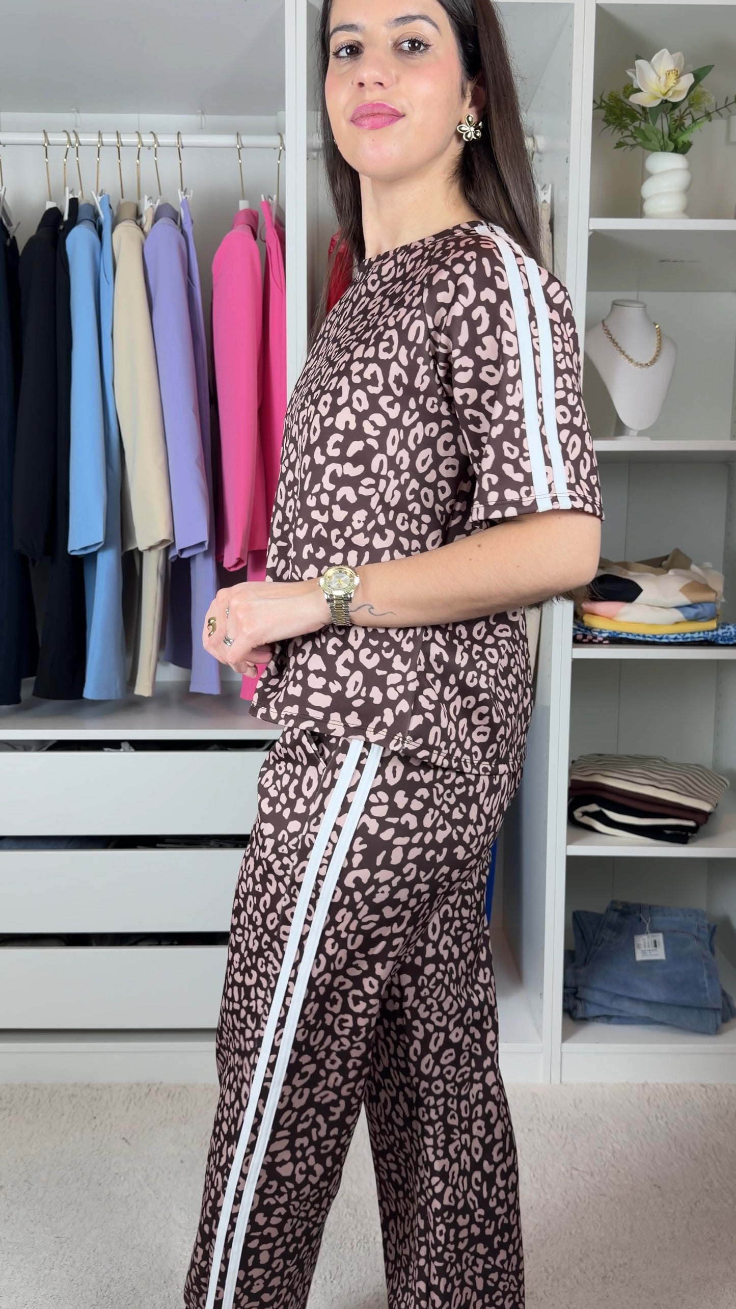 Conjunto fato de treino