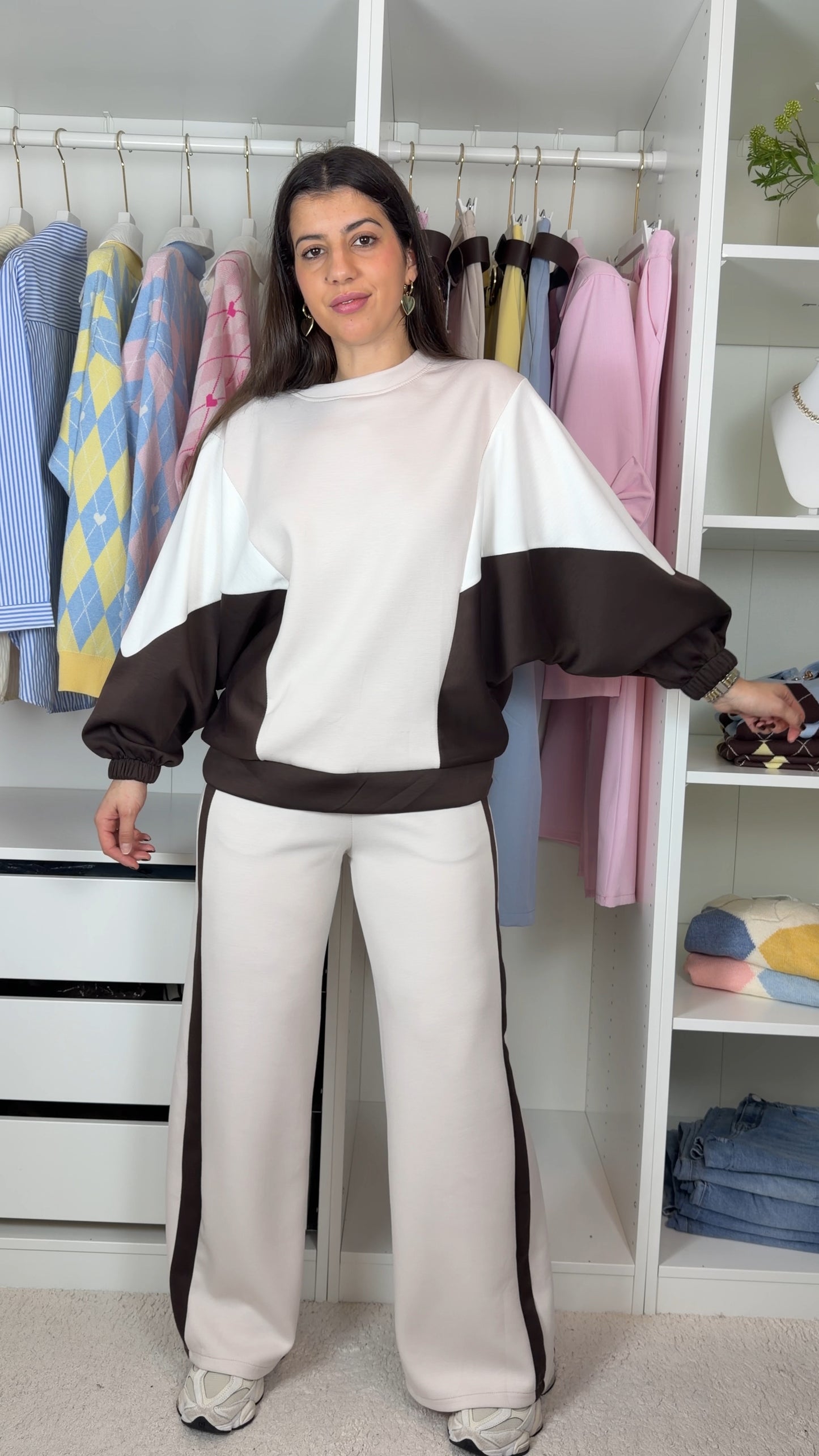 Conjunto fato de treino