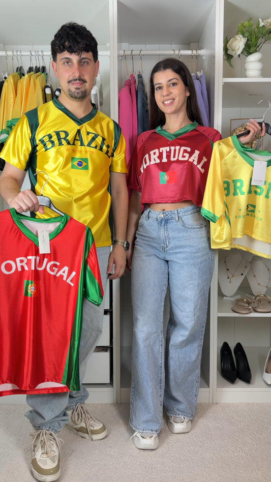 Camisolas da seleção 🇵🇹🇧🇷