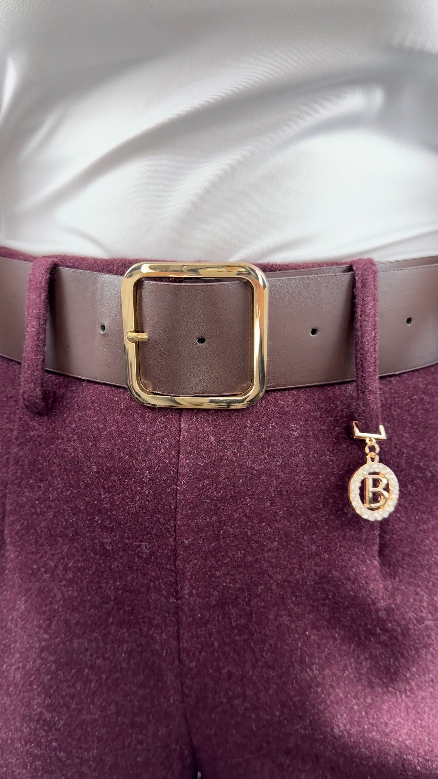 Pantalonas clássicas cardadas