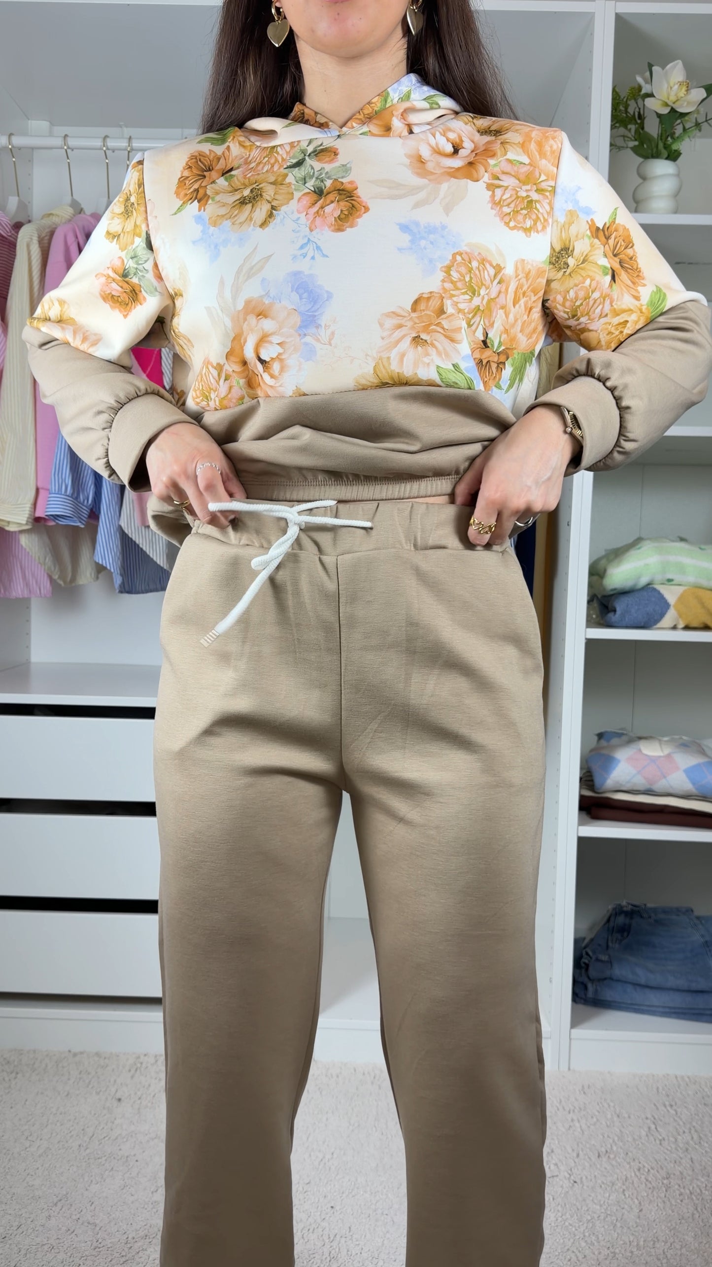 Conjunto fato de treino