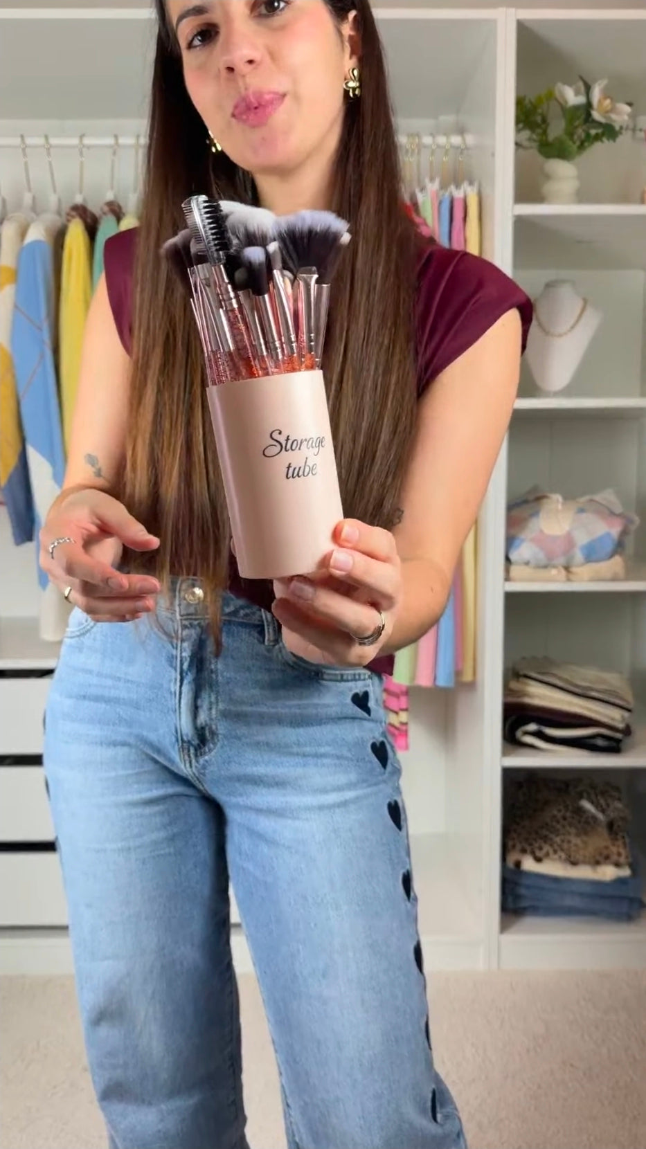 Conjunto profissional de pincéis de maquilhagem ( 24 peças)