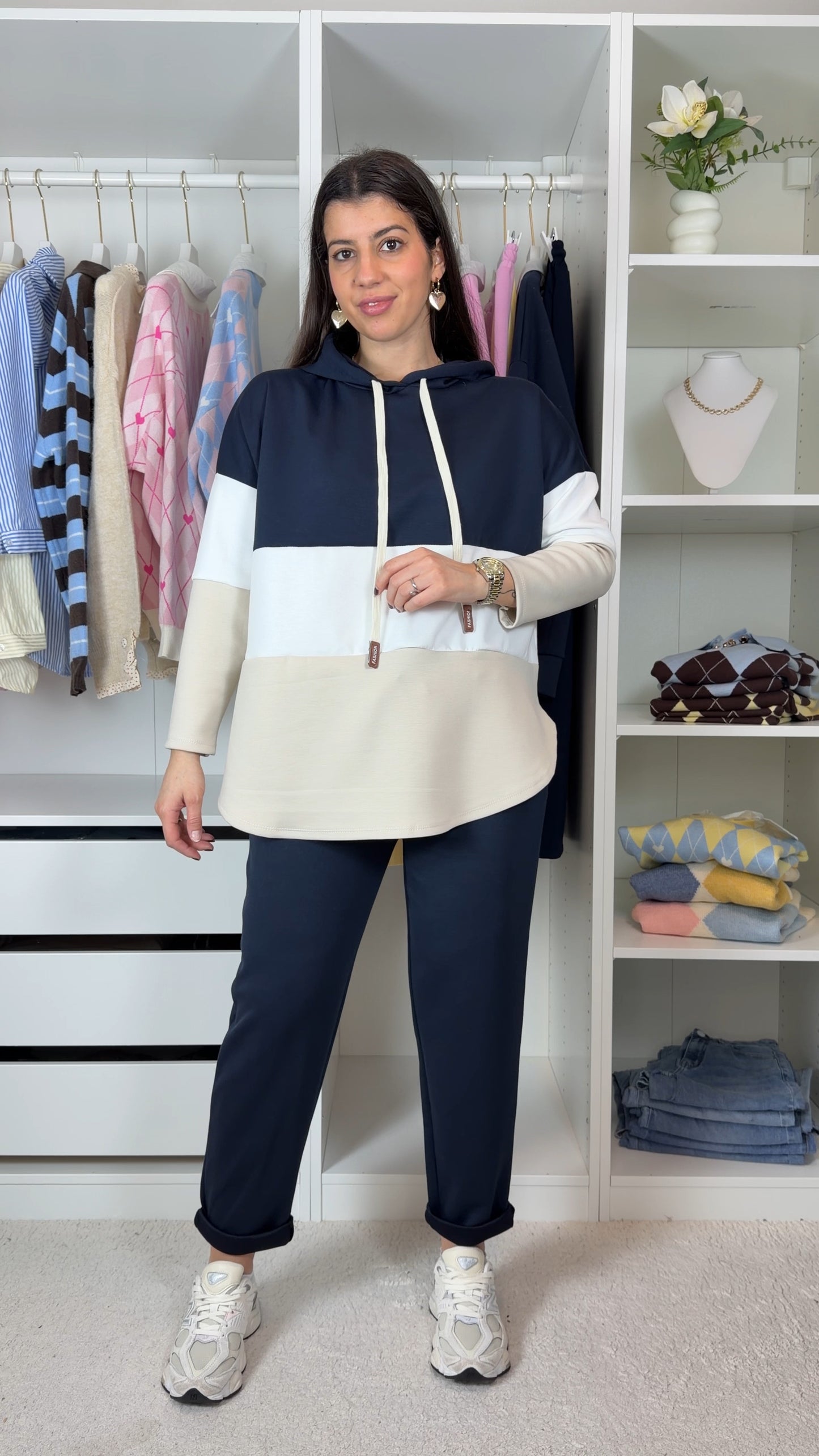 Conjunto fato de treino