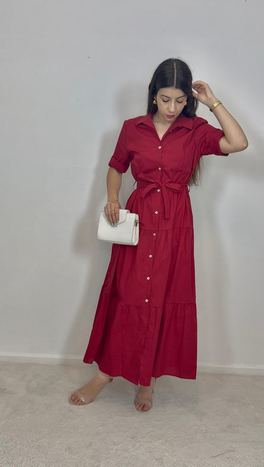 Vestido camiseiro Klass