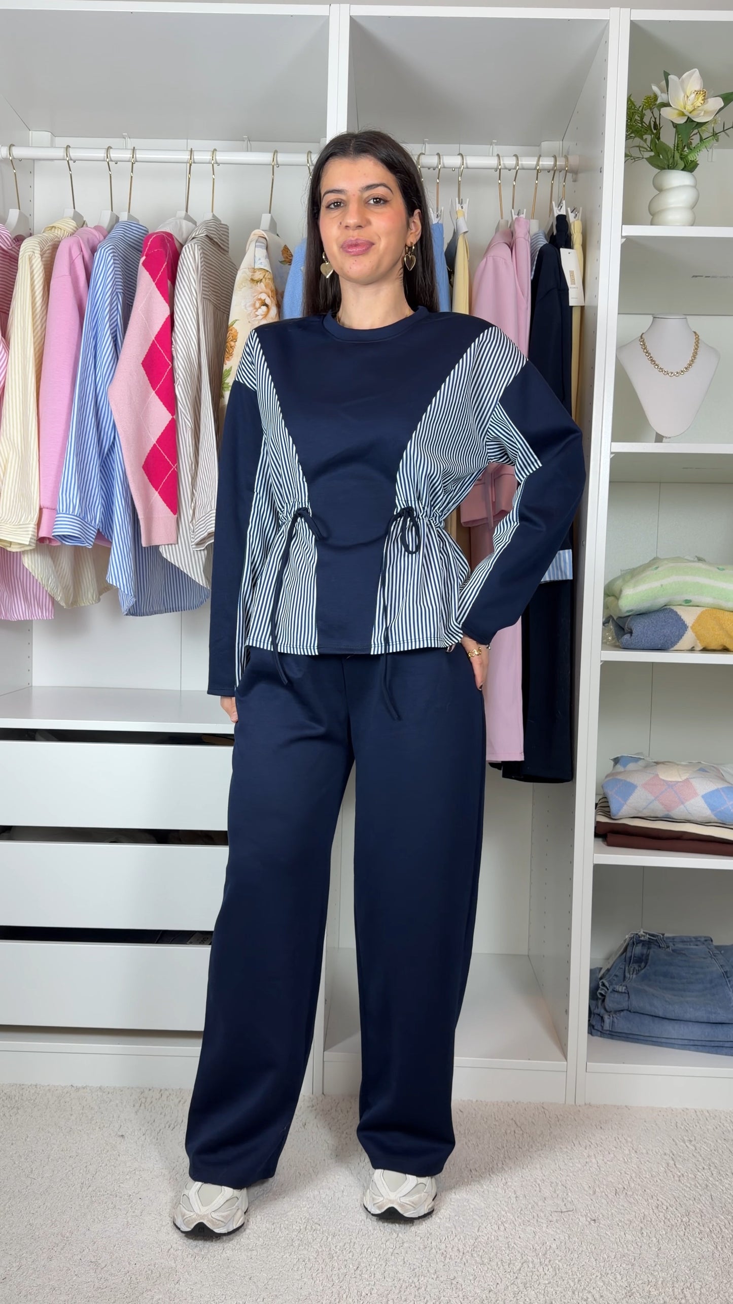 Conjunto fato de treino