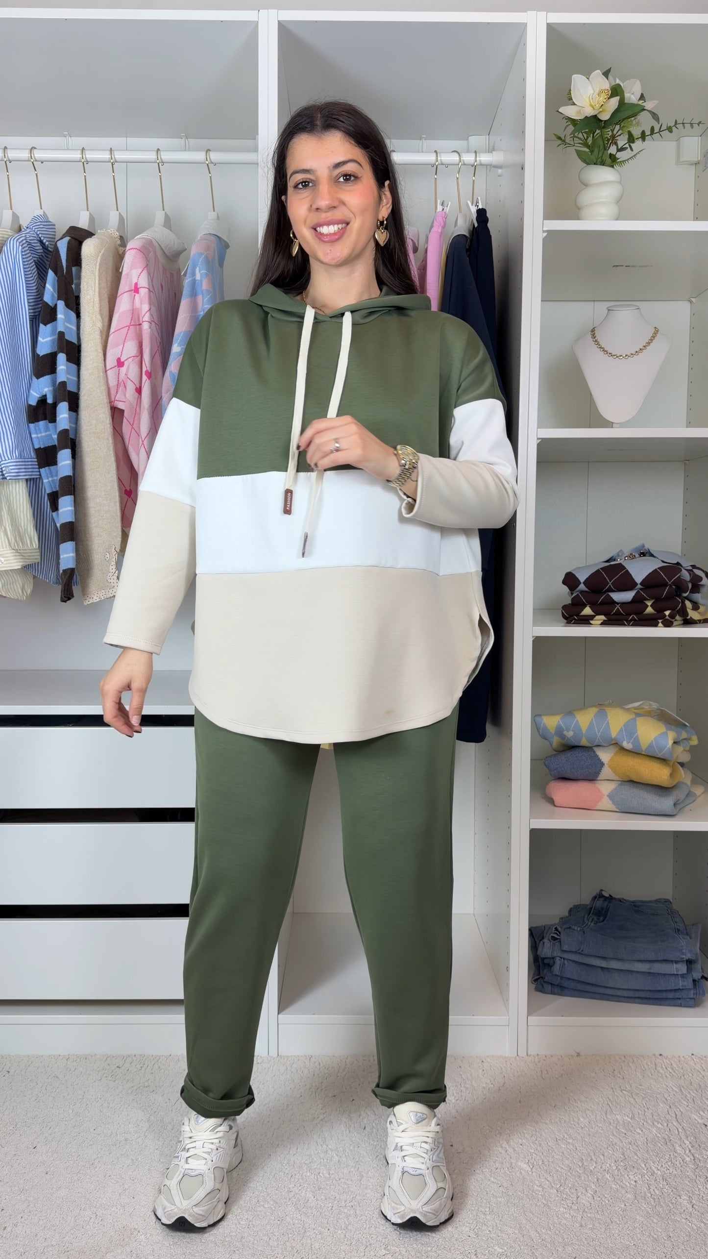 Conjunto fato de treino