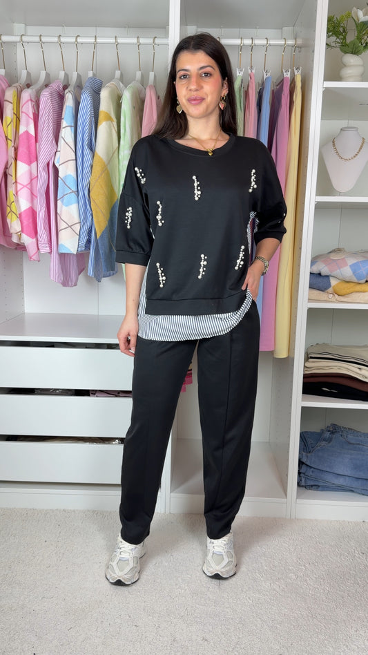 Conjunto fato de treino