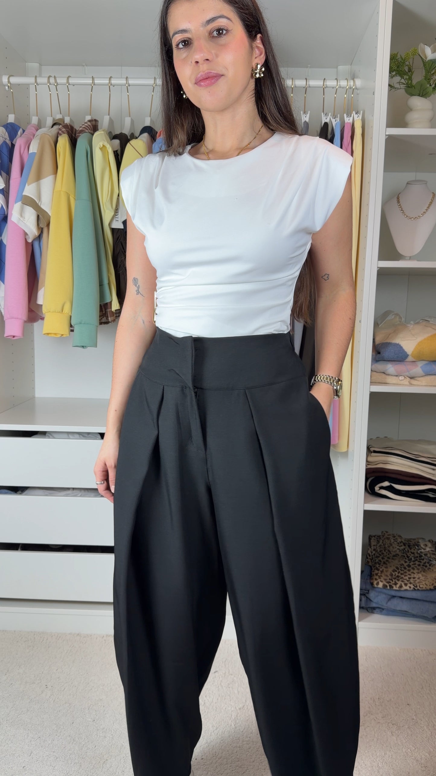 Pantalonas inspiração zara balloon