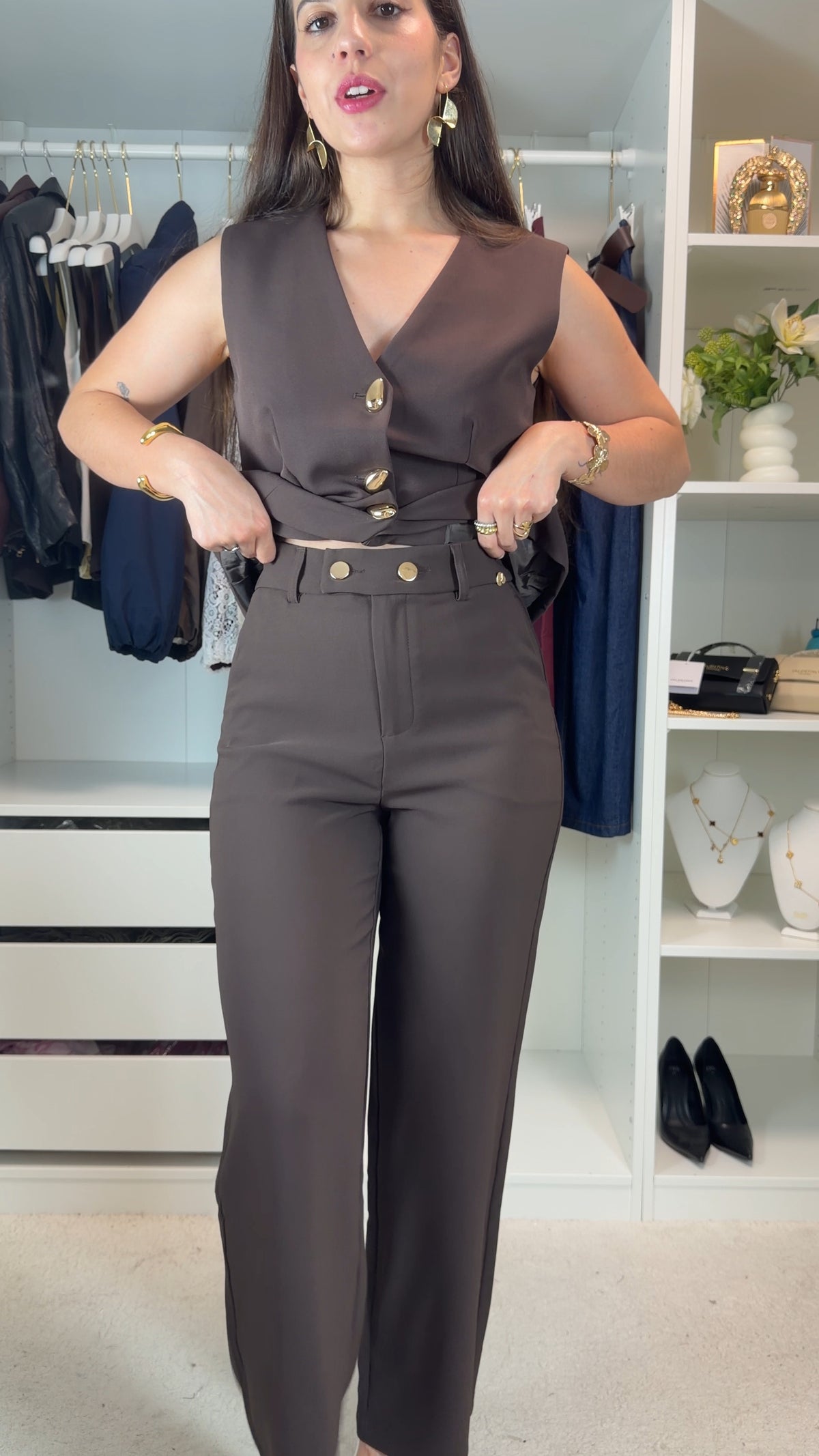 Conjunto de colete Moda Ana - últimas unidades