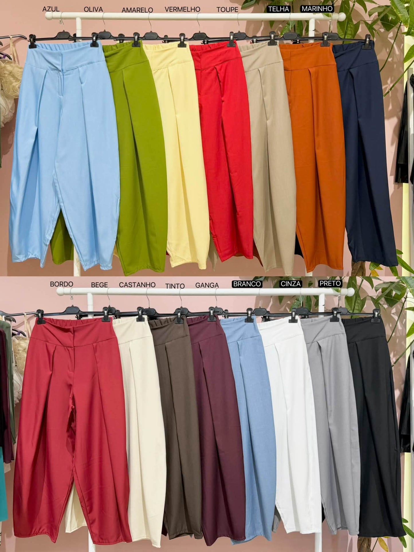 Pantalonas inspiração zara balloon