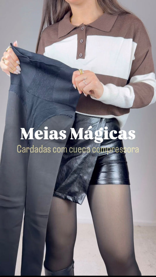 Meias mágicas cardadas