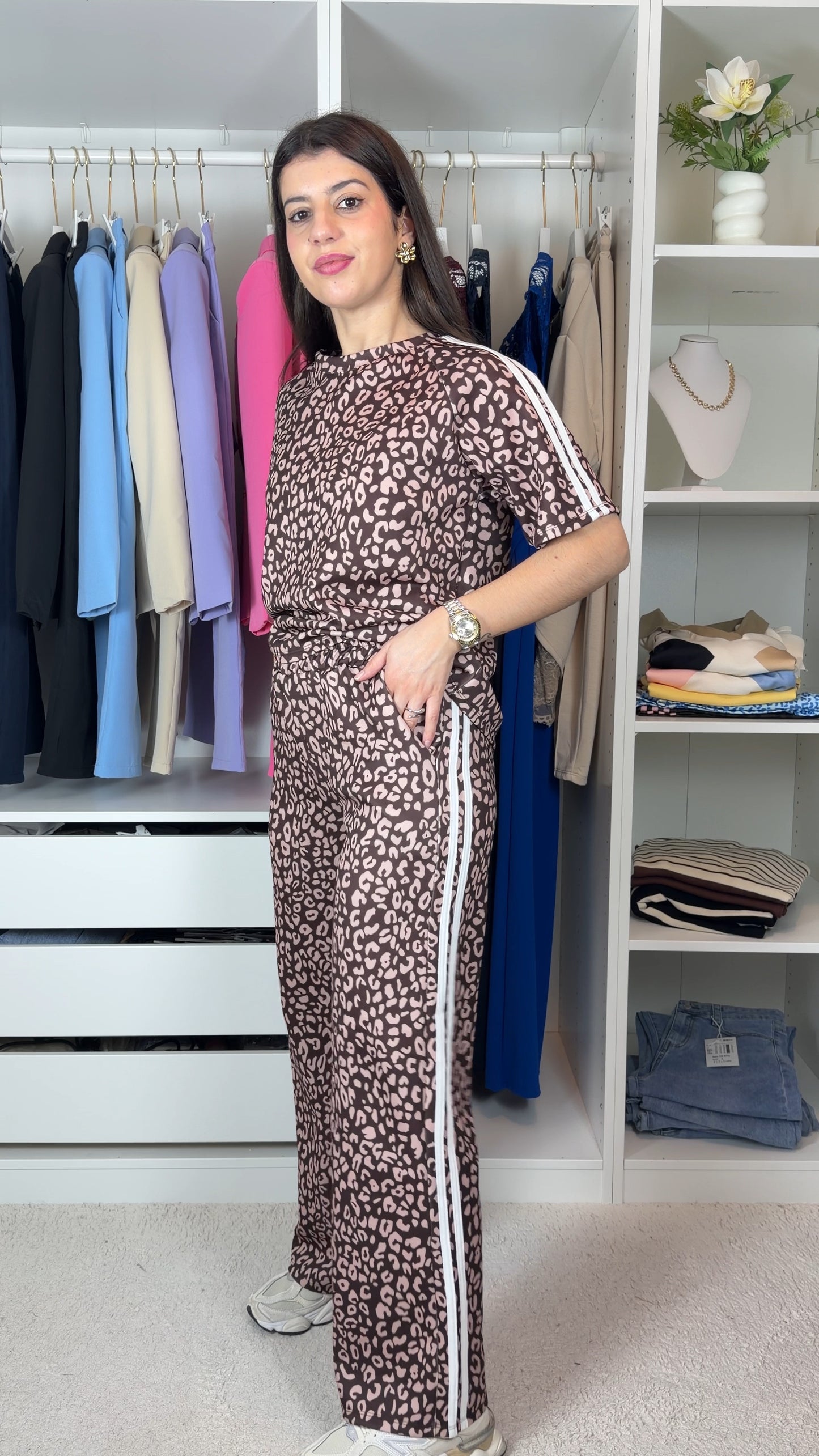 Conjunto fato de treino