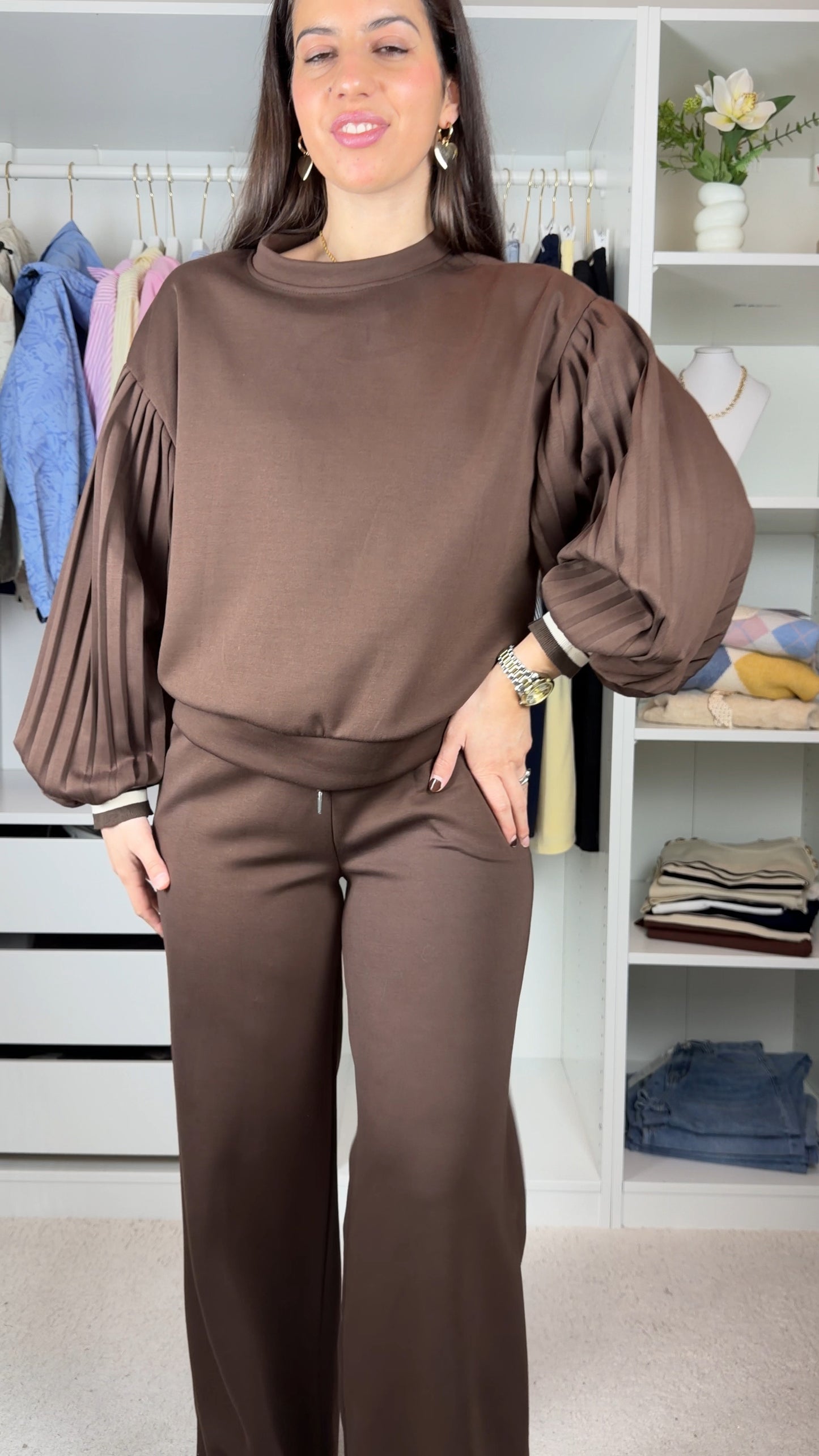 Conjunto fato de treino