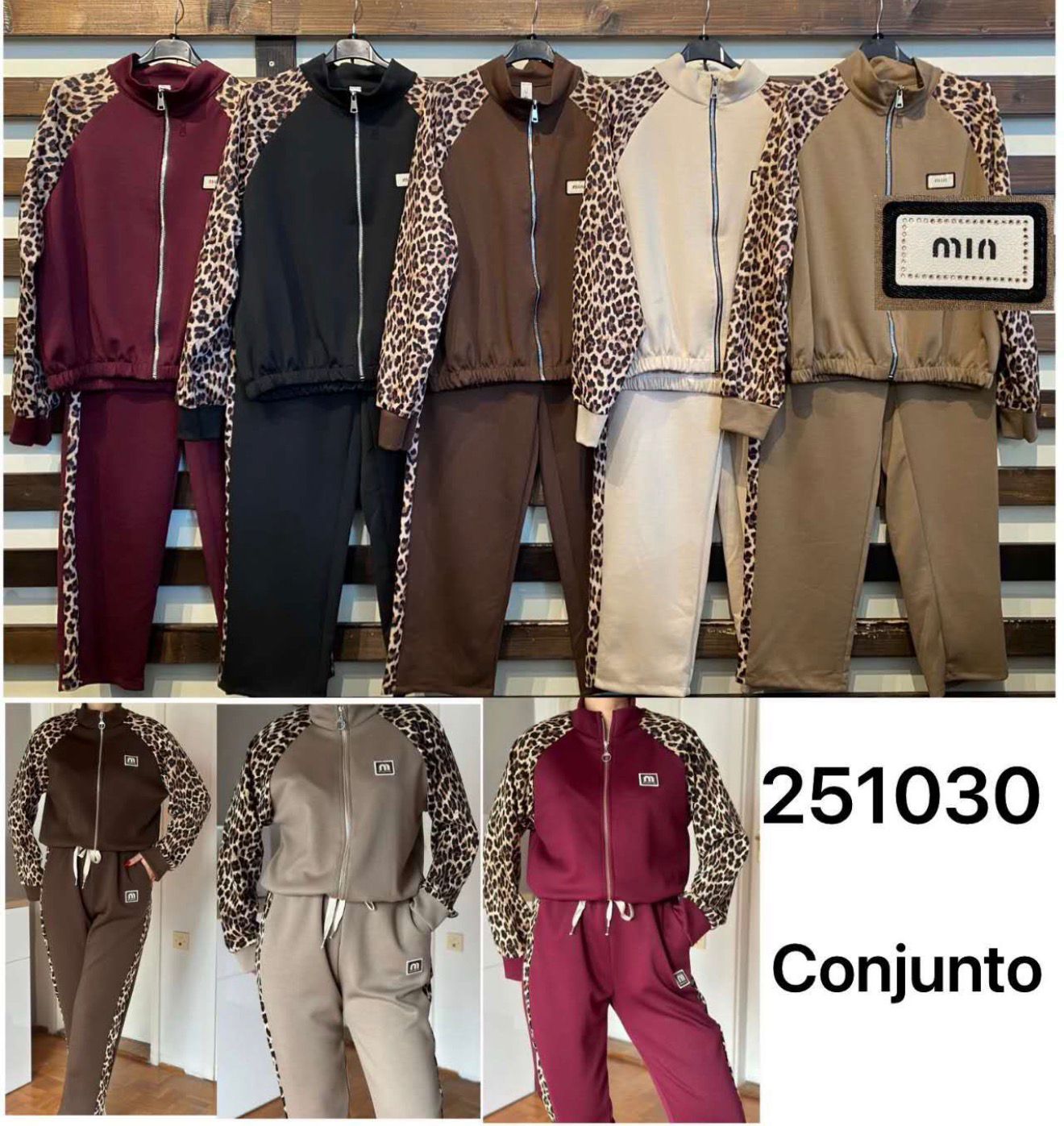 Conjunto fato de treino