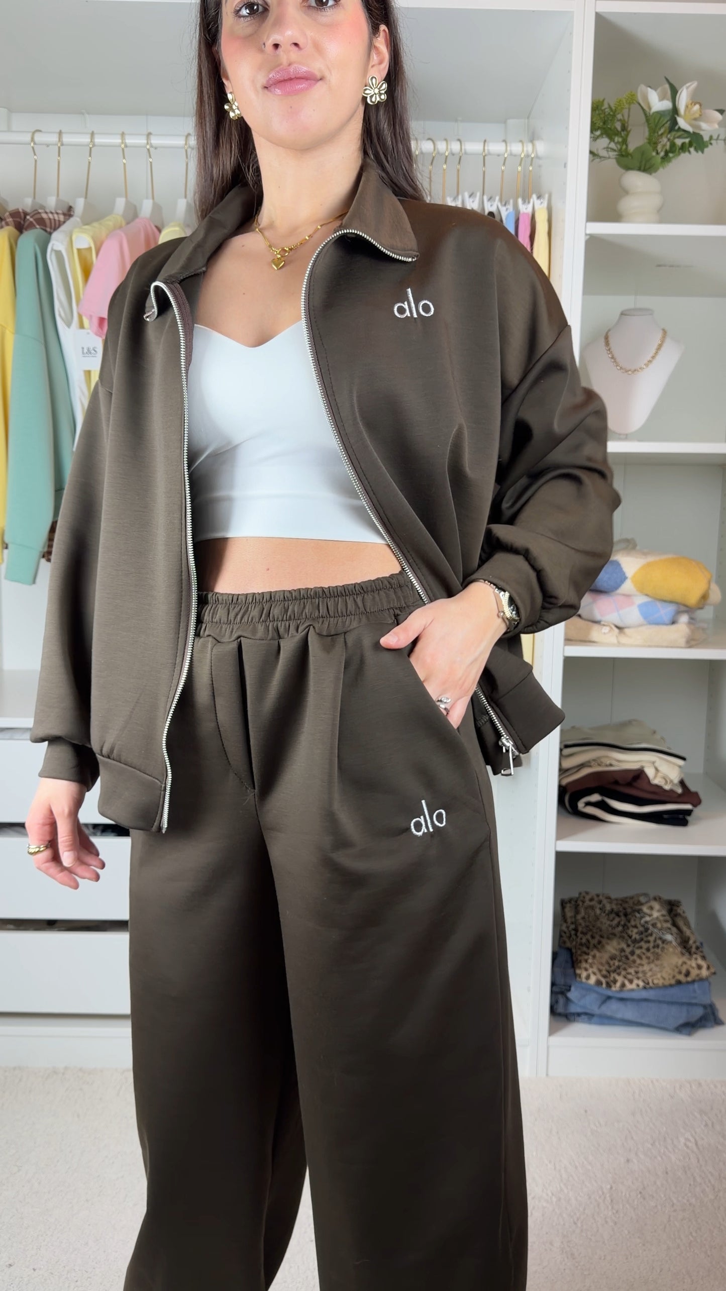 Conjunto fato de treino dupe Alo