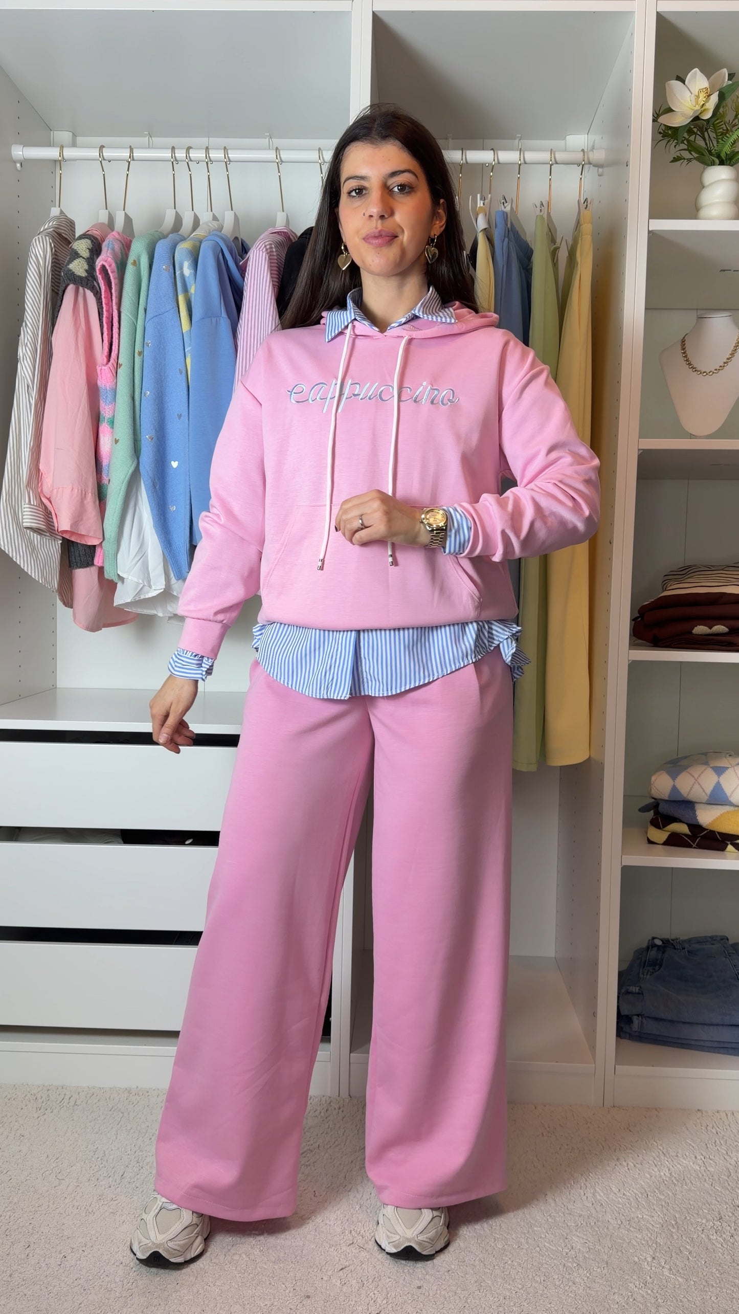 Conjunto fato de treino