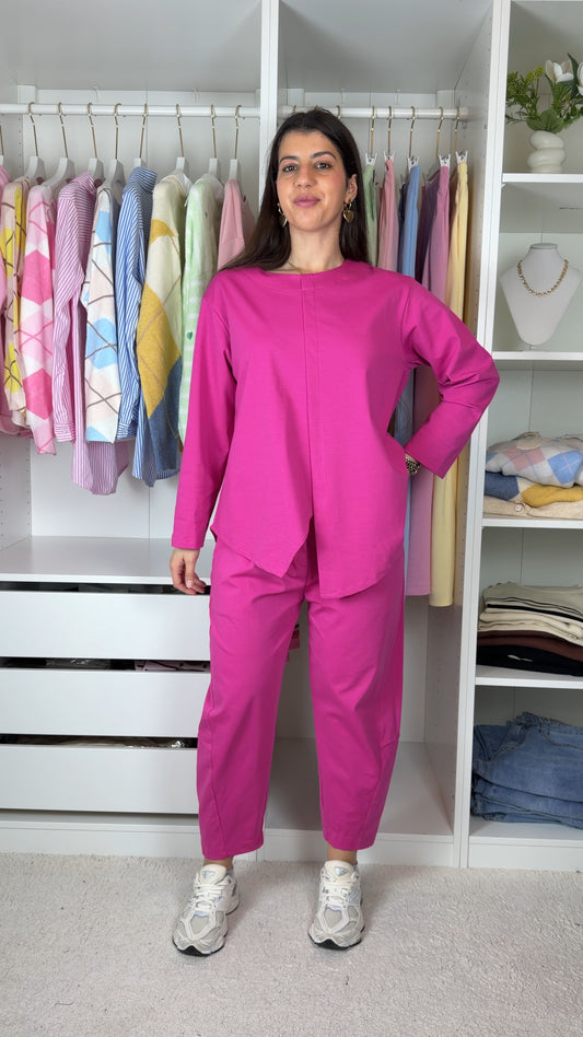 Conjunto fato de treino