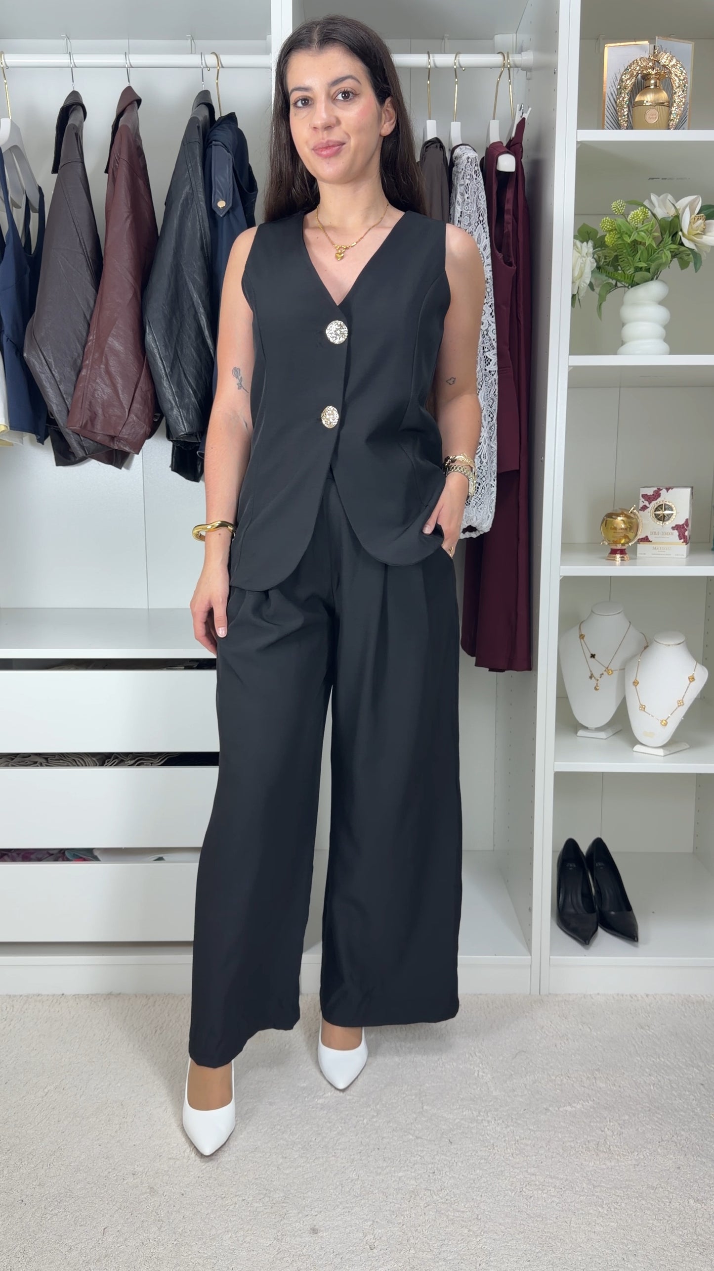 Conjunto com colete