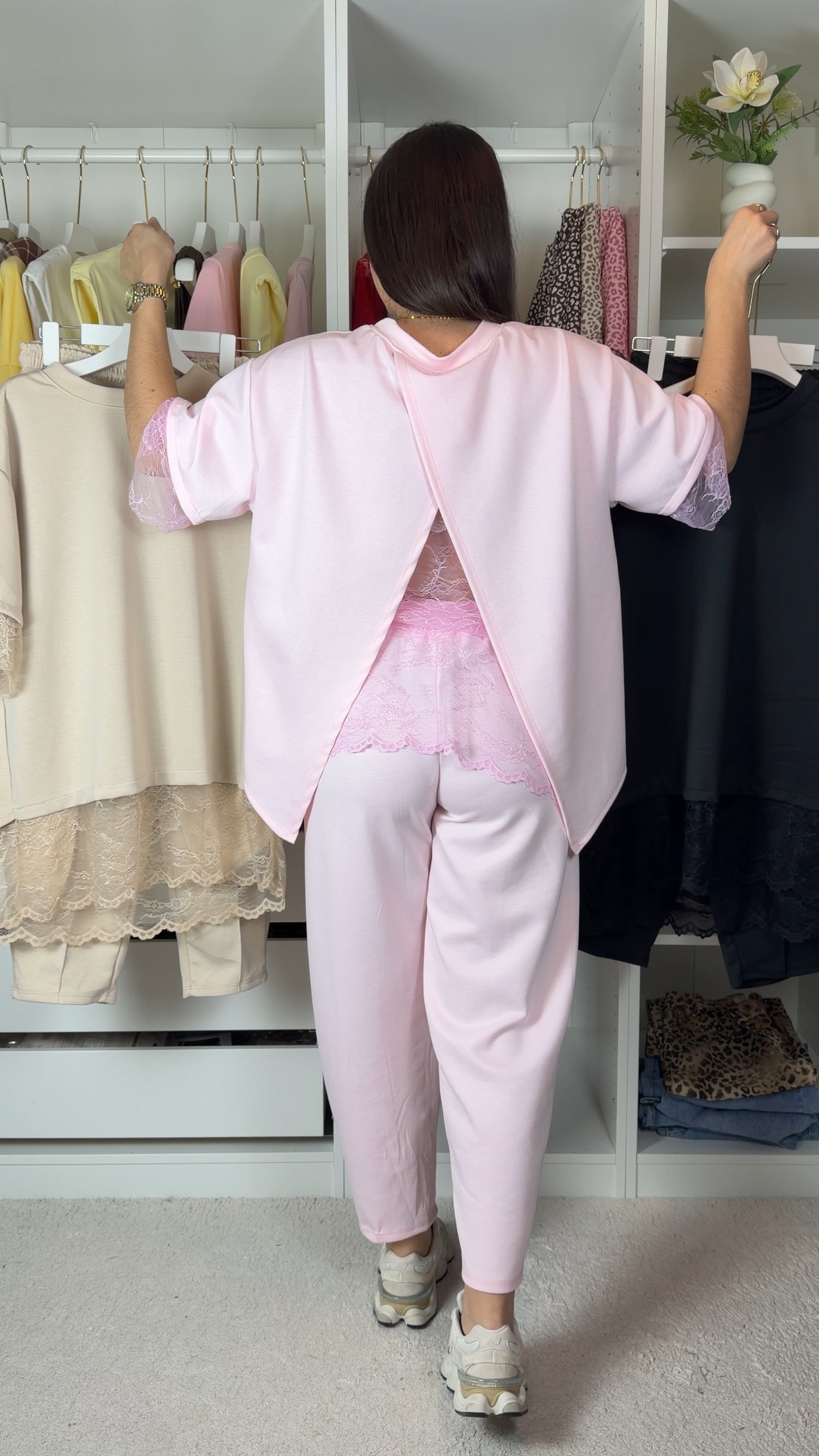 Conjunto fato de treino