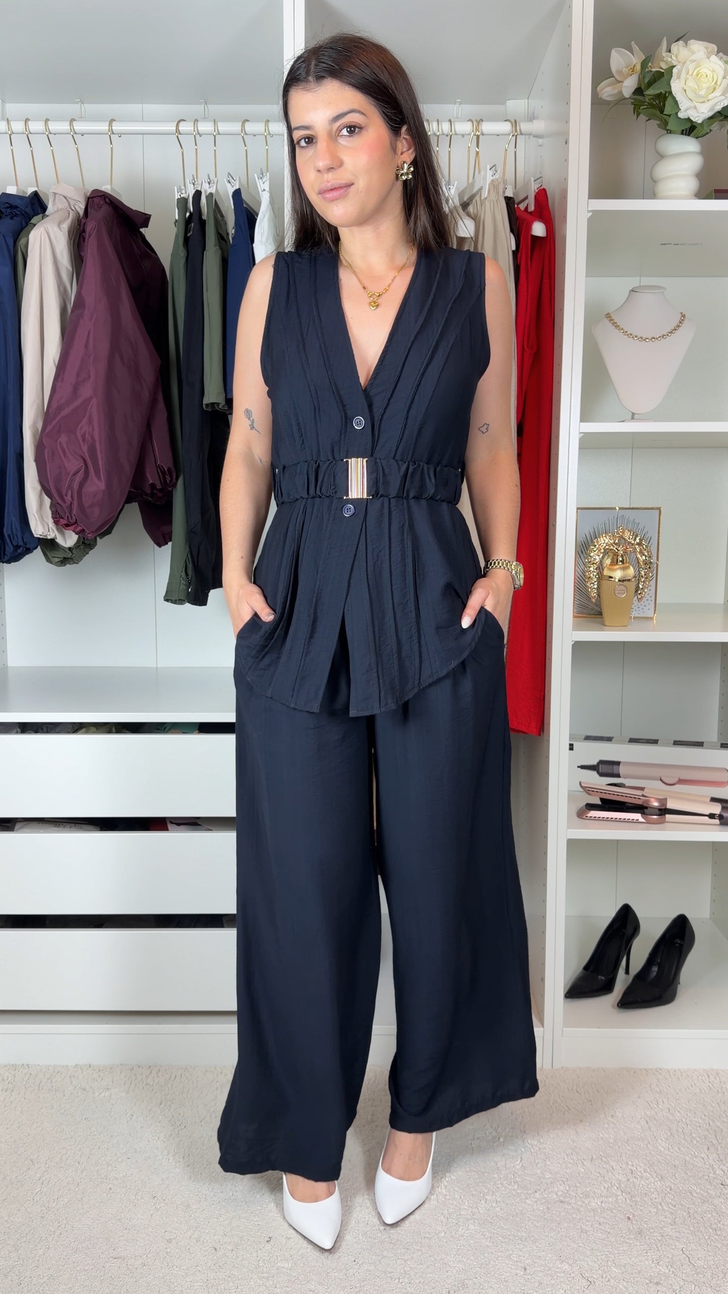 Conjunto com colete
