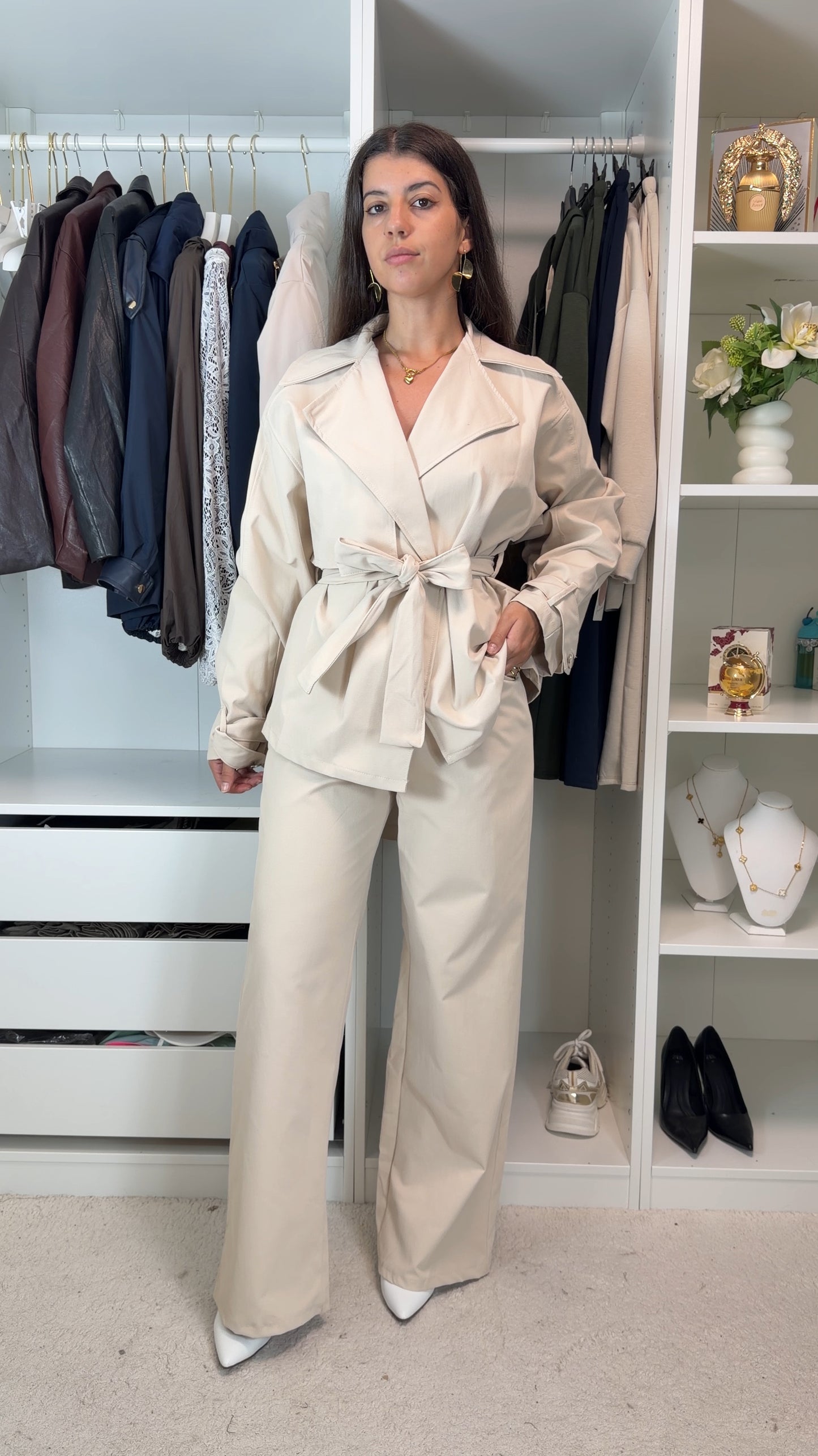 Conjunto com gabardine