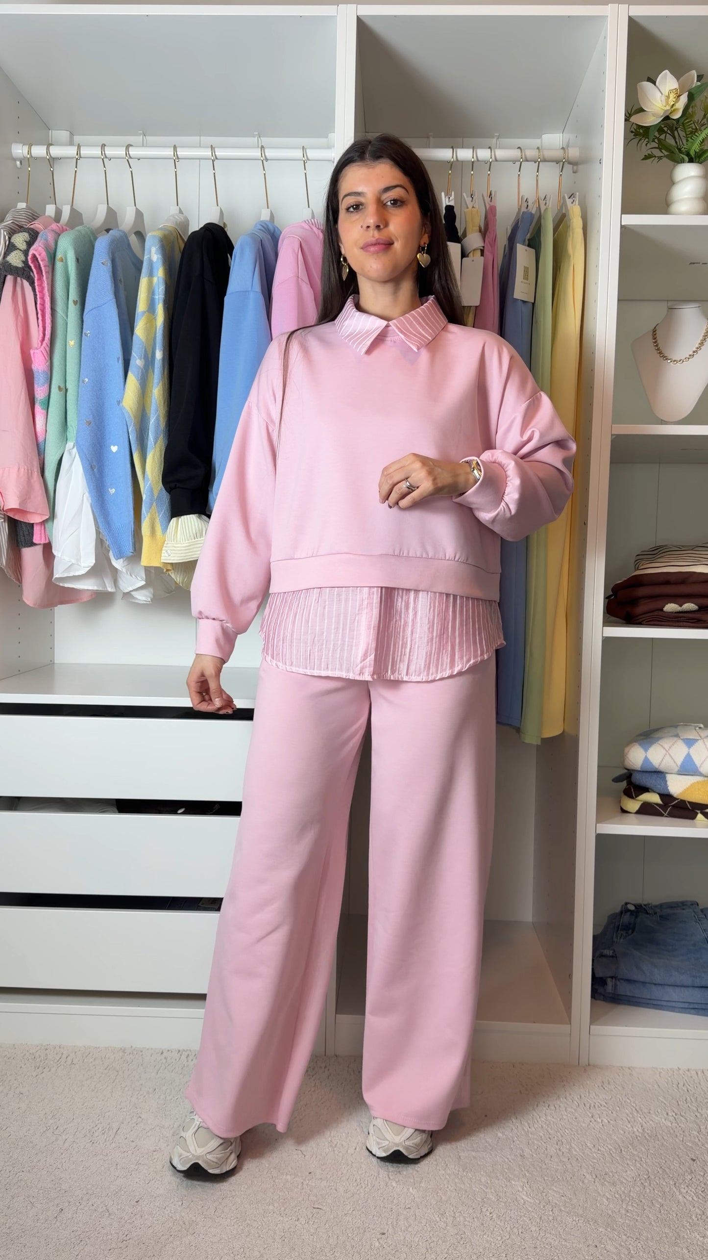 Conjunto fato de treino