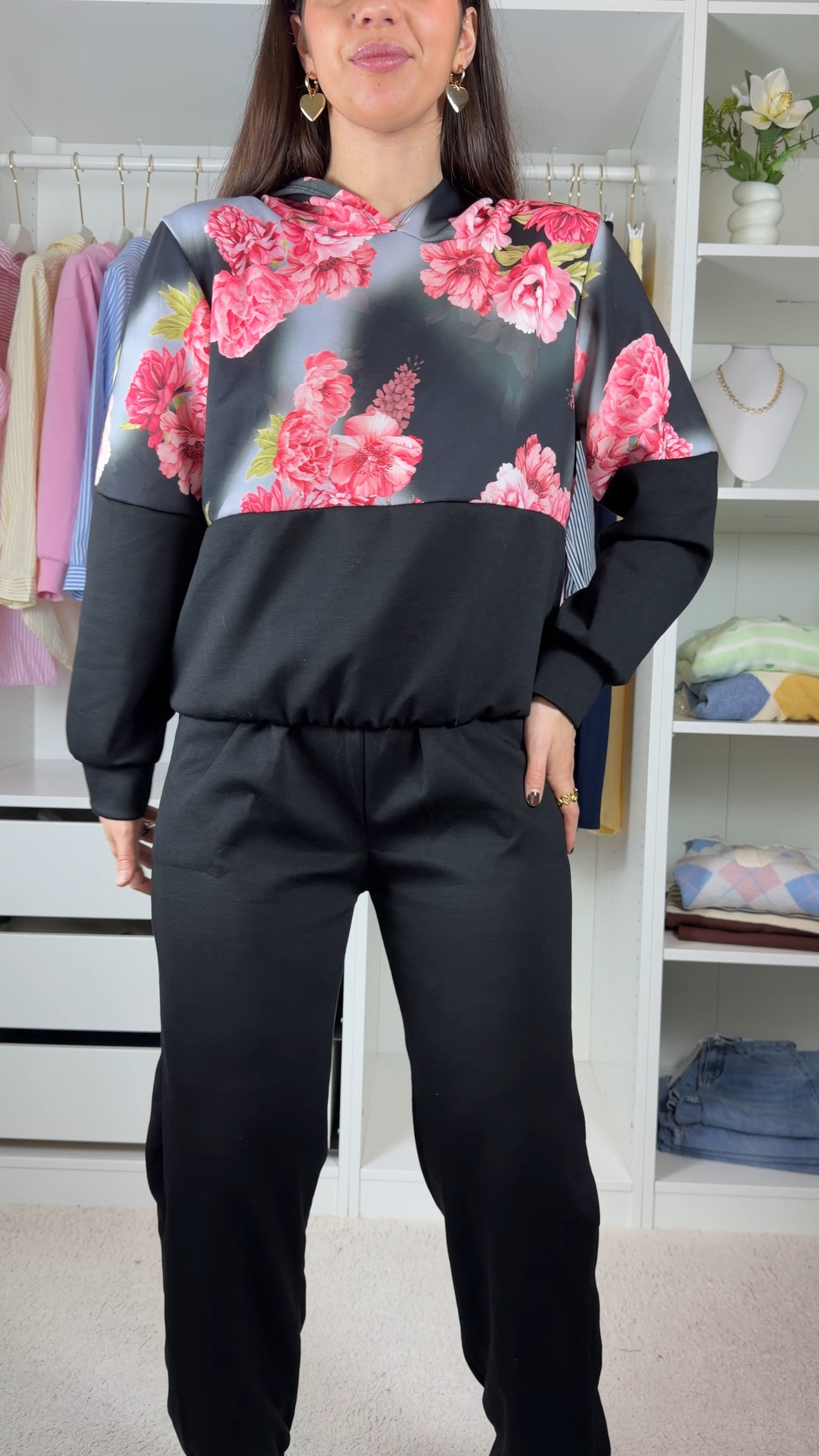 Conjunto fato de treino