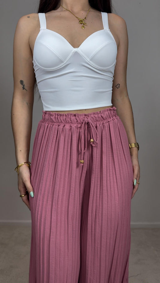 Pantalonas plissadas