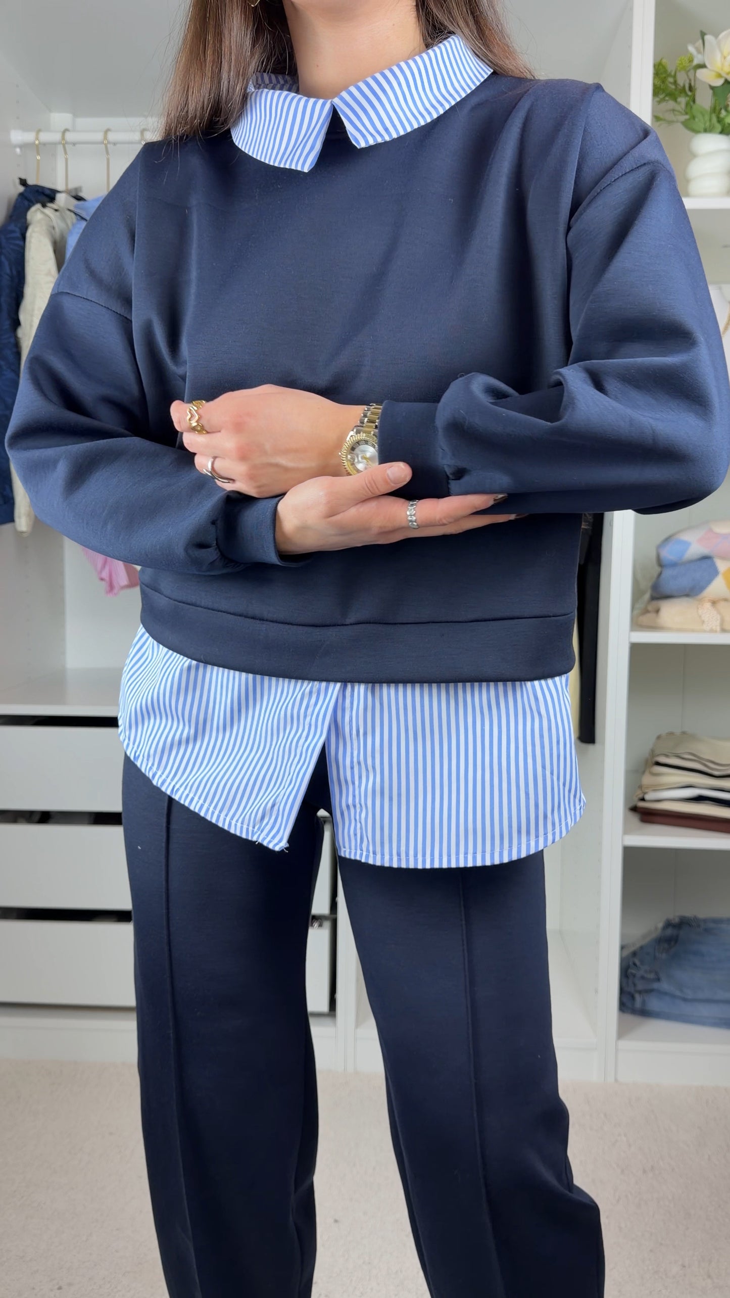 Conjunto fato de treino