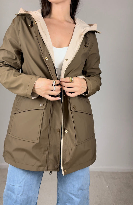 Parka reversível