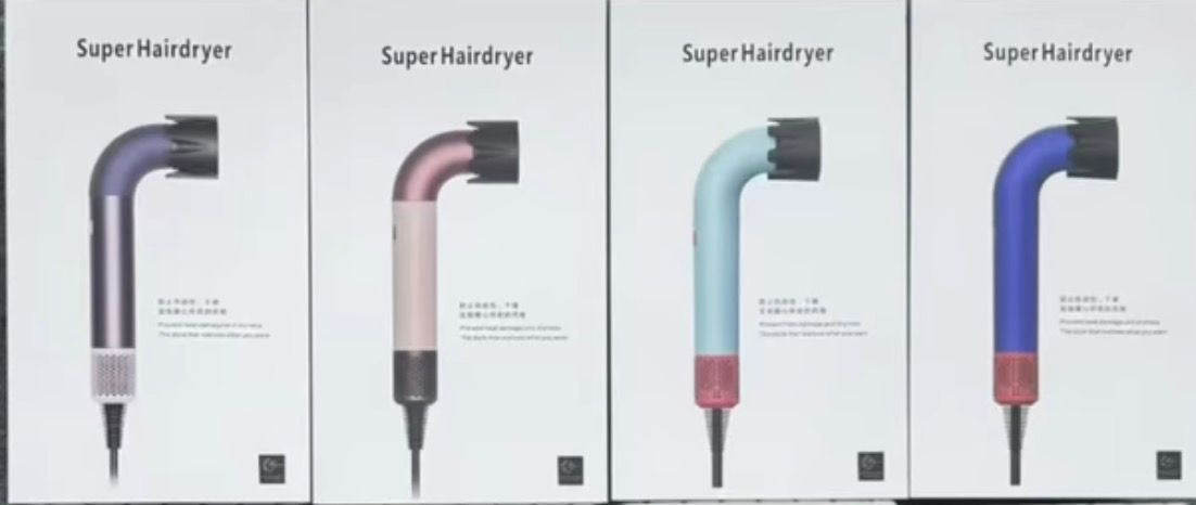 Secador inspiração dyson c/ 1 acessório